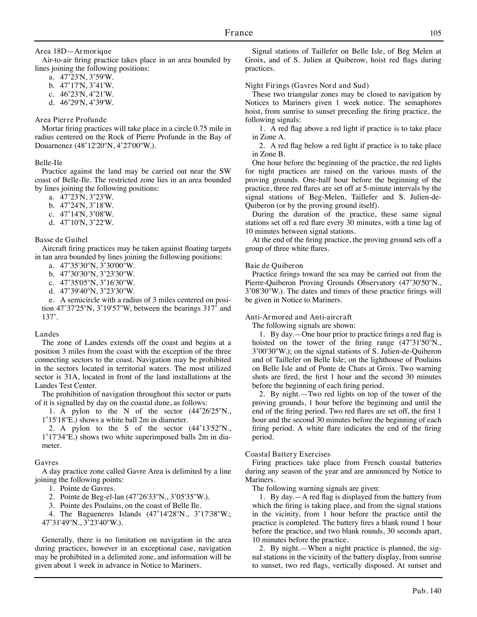 Sailing Directions (Planning Guide) North Atlantic Ocean, Baltic Sea, North Sea, and the Mediterranean Sea — страница 116