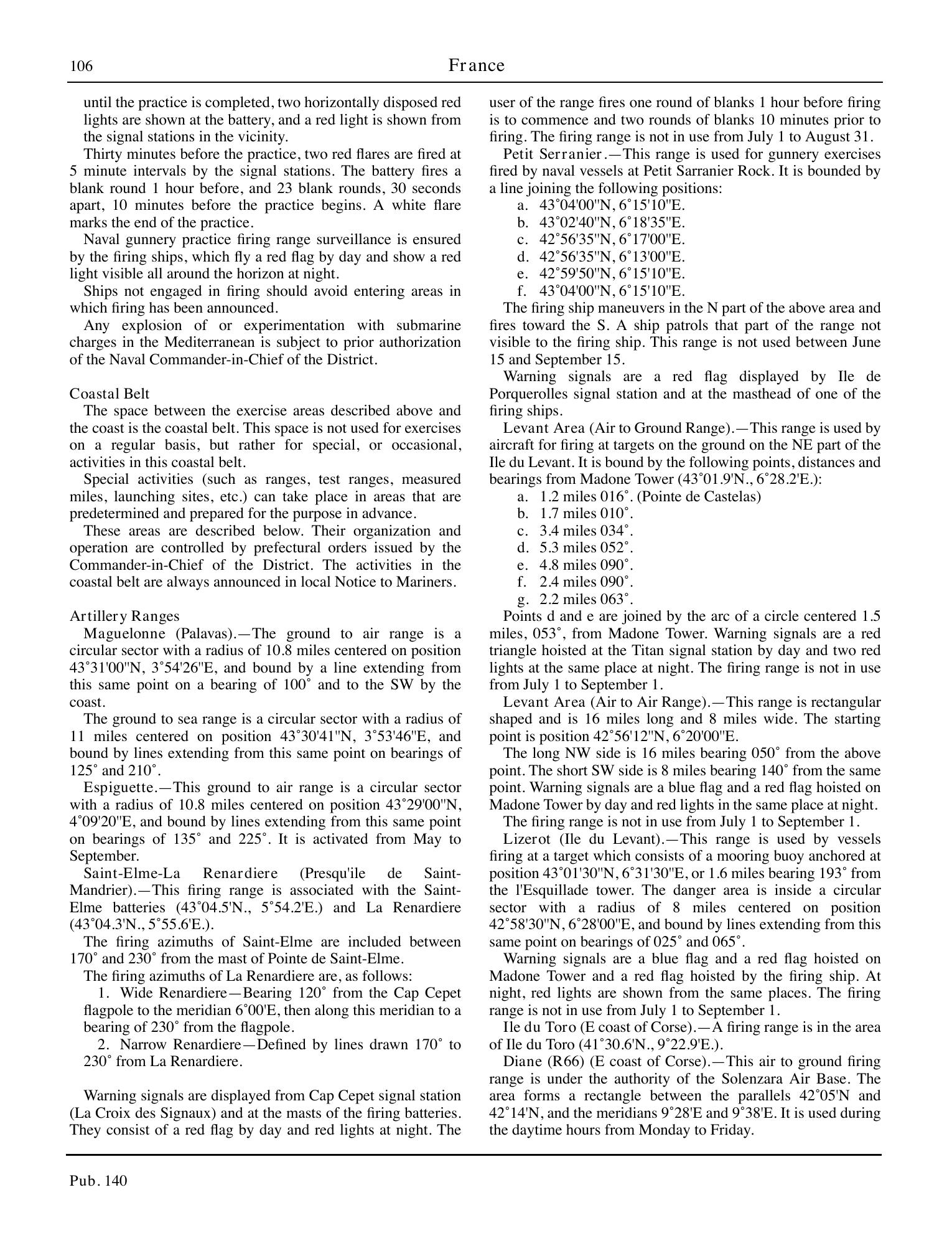 Sailing Directions (Planning Guide) North Atlantic Ocean, Baltic Sea, North Sea, and the Mediterranean Sea — страница 117