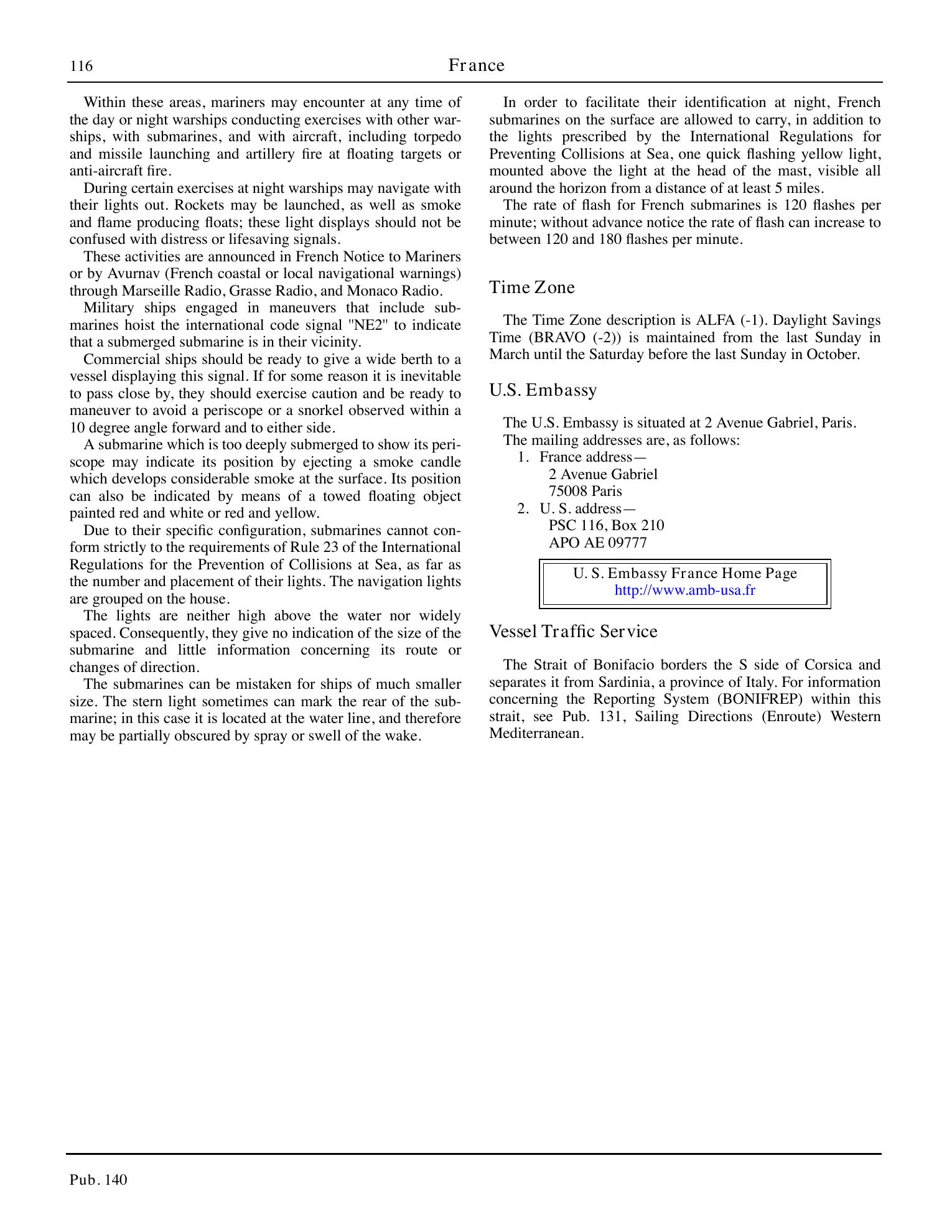 Sailing Directions (Planning Guide) North Atlantic Ocean, Baltic Sea, North Sea, and the Mediterranean Sea — страница 127