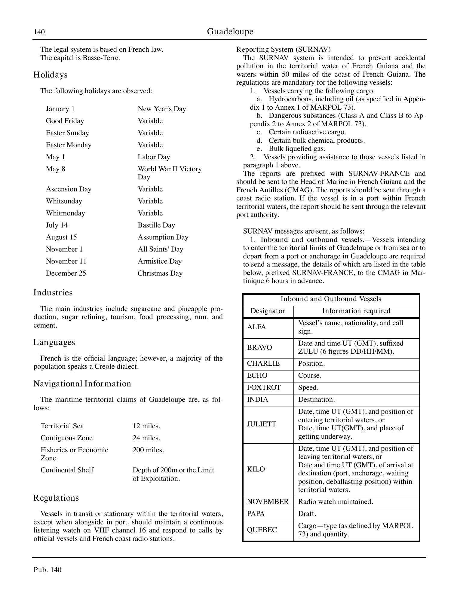 Sailing Directions (Planning Guide) North Atlantic Ocean, Baltic Sea, North Sea, and the Mediterranean Sea — страница 151