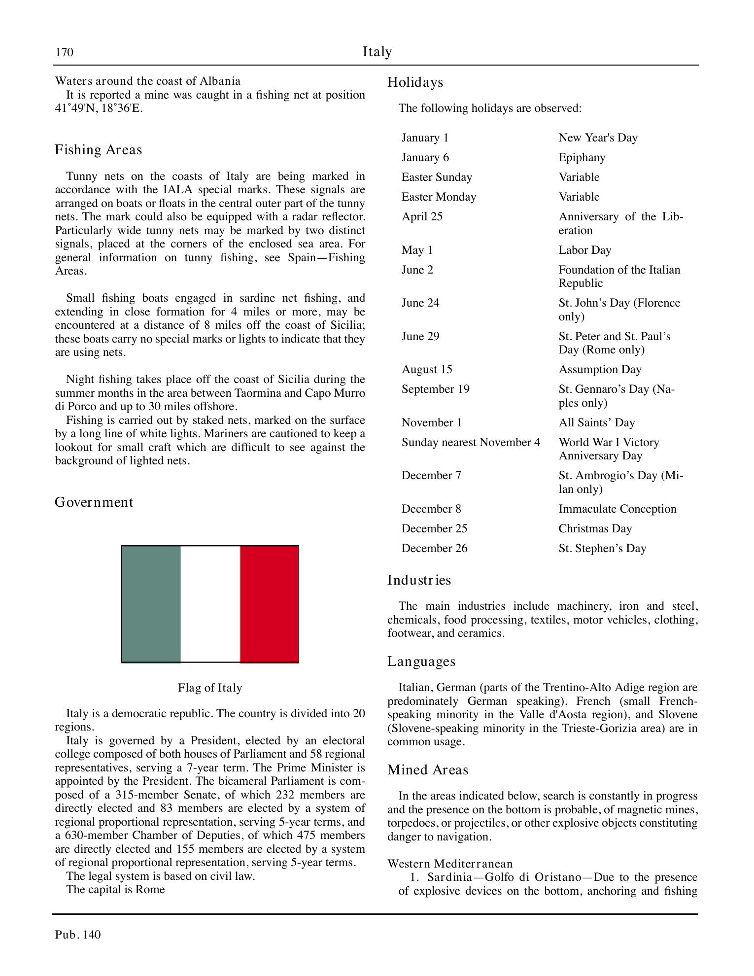 Sailing Directions (Planning Guide) North Atlantic Ocean, Baltic Sea, North Sea, and the Mediterranean Sea — страница 181