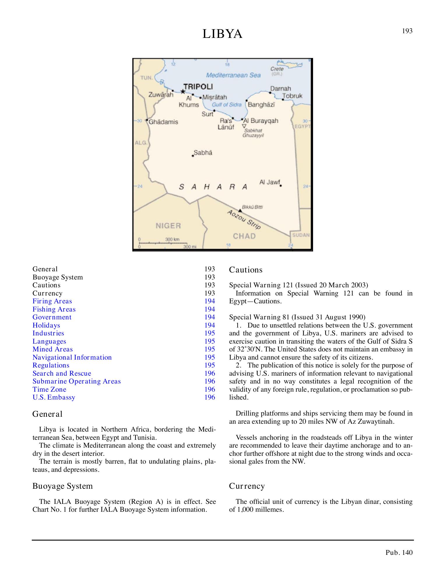 Sailing Directions (Planning Guide) North Atlantic Ocean, Baltic Sea, North Sea, and the Mediterranean Sea — страница 204