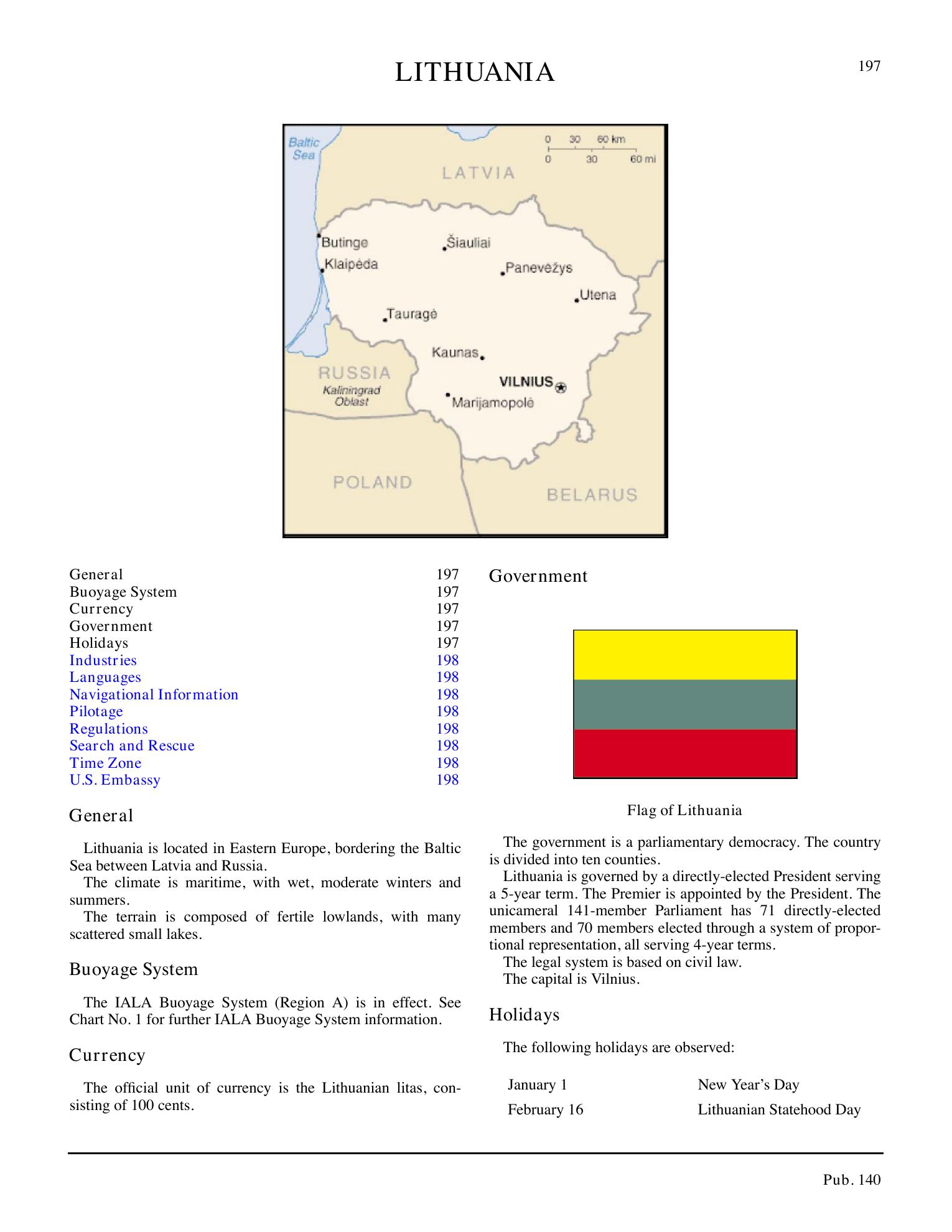 Sailing Directions (Planning Guide) North Atlantic Ocean, Baltic Sea, North Sea, and the Mediterranean Sea — страница 208