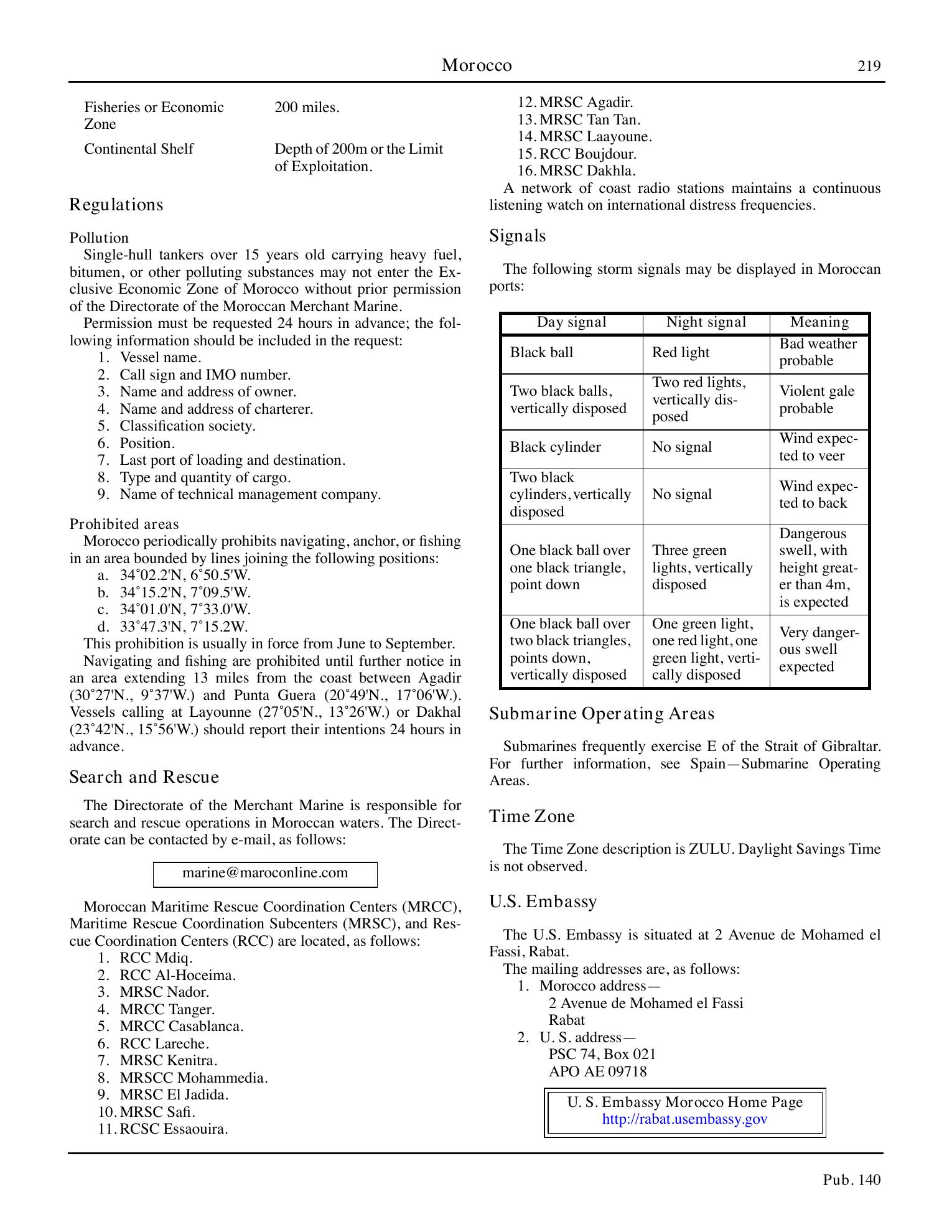 Sailing Directions (Planning Guide) North Atlantic Ocean, Baltic Sea, North Sea, and the Mediterranean Sea — страница 230