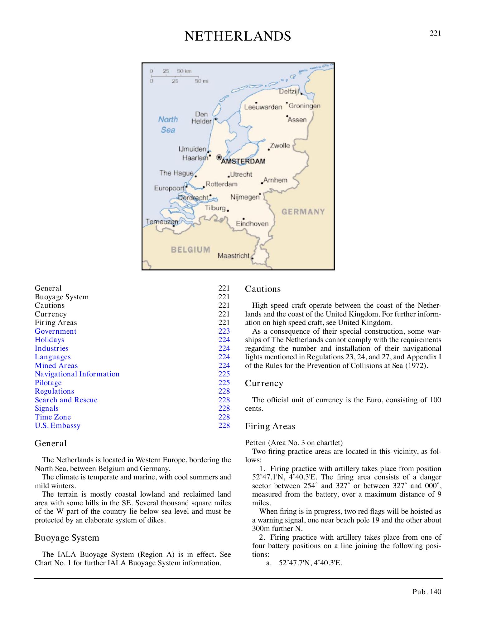 Sailing Directions (Planning Guide) North Atlantic Ocean, Baltic Sea, North Sea, and the Mediterranean Sea — страница 232
