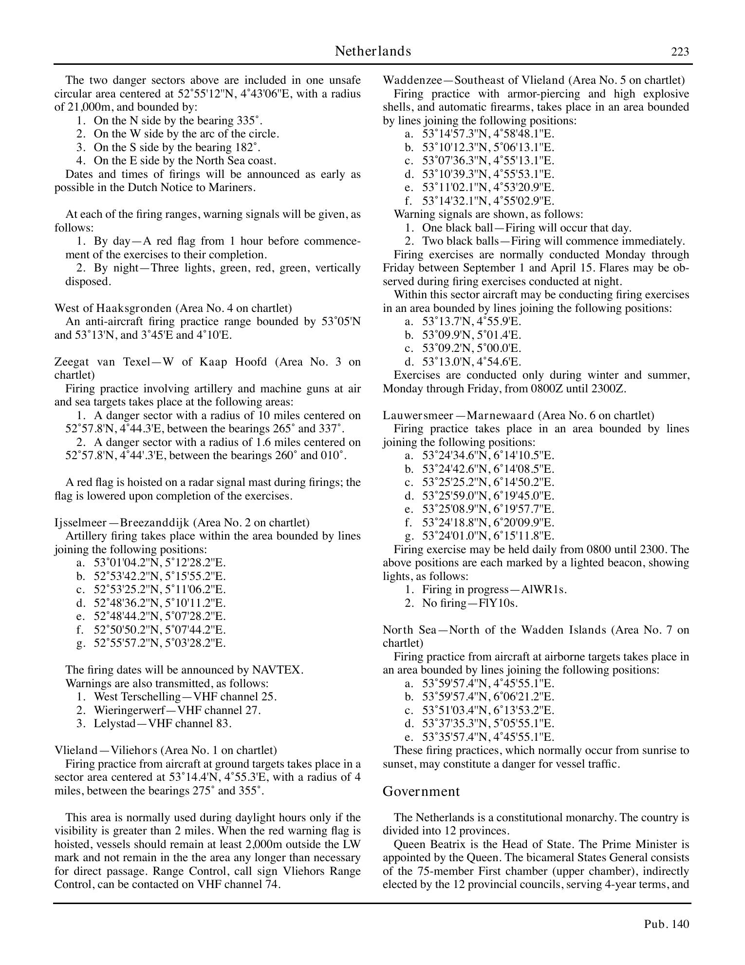 Sailing Directions (Planning Guide) North Atlantic Ocean, Baltic Sea, North Sea, and the Mediterranean Sea — страница 234
