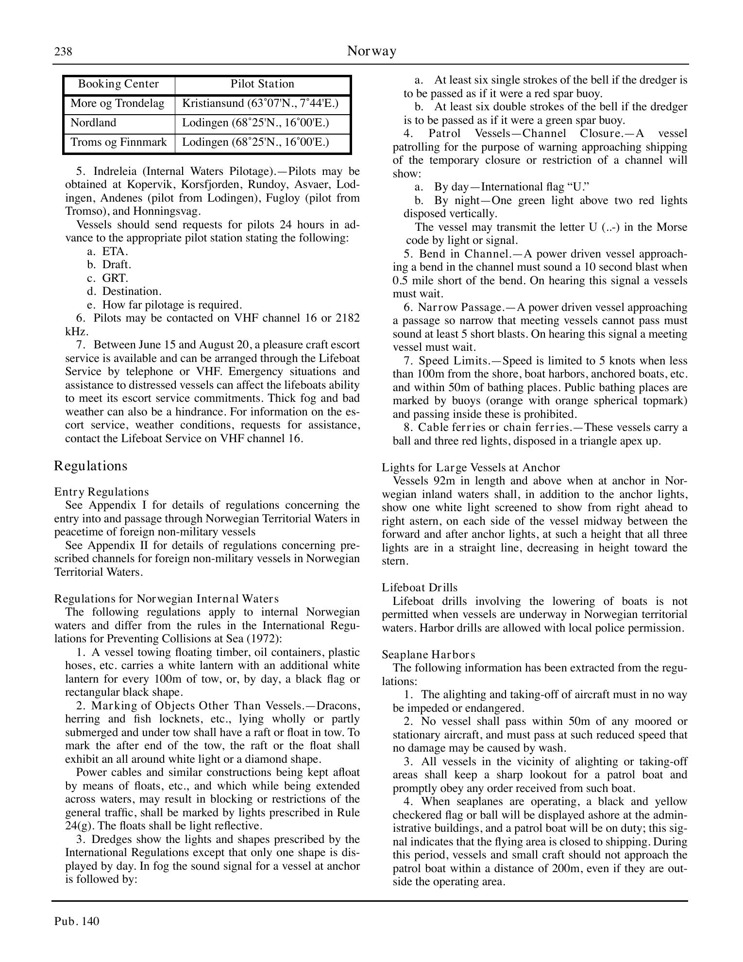 Sailing Directions (Planning Guide) North Atlantic Ocean, Baltic Sea, North Sea, and the Mediterranean Sea — страница 249