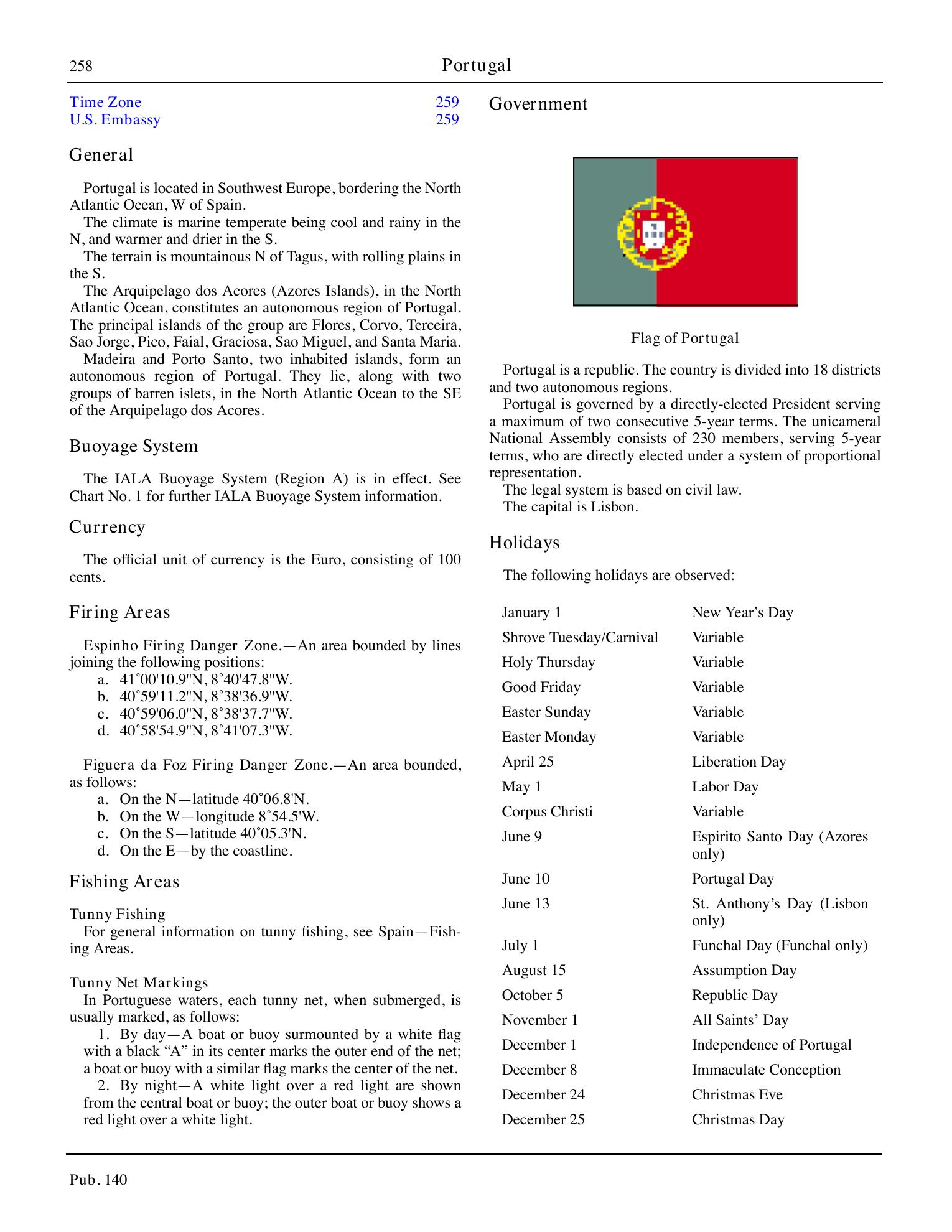 Sailing Directions (Planning Guide) North Atlantic Ocean, Baltic Sea, North Sea, and the Mediterranean Sea — страница 269