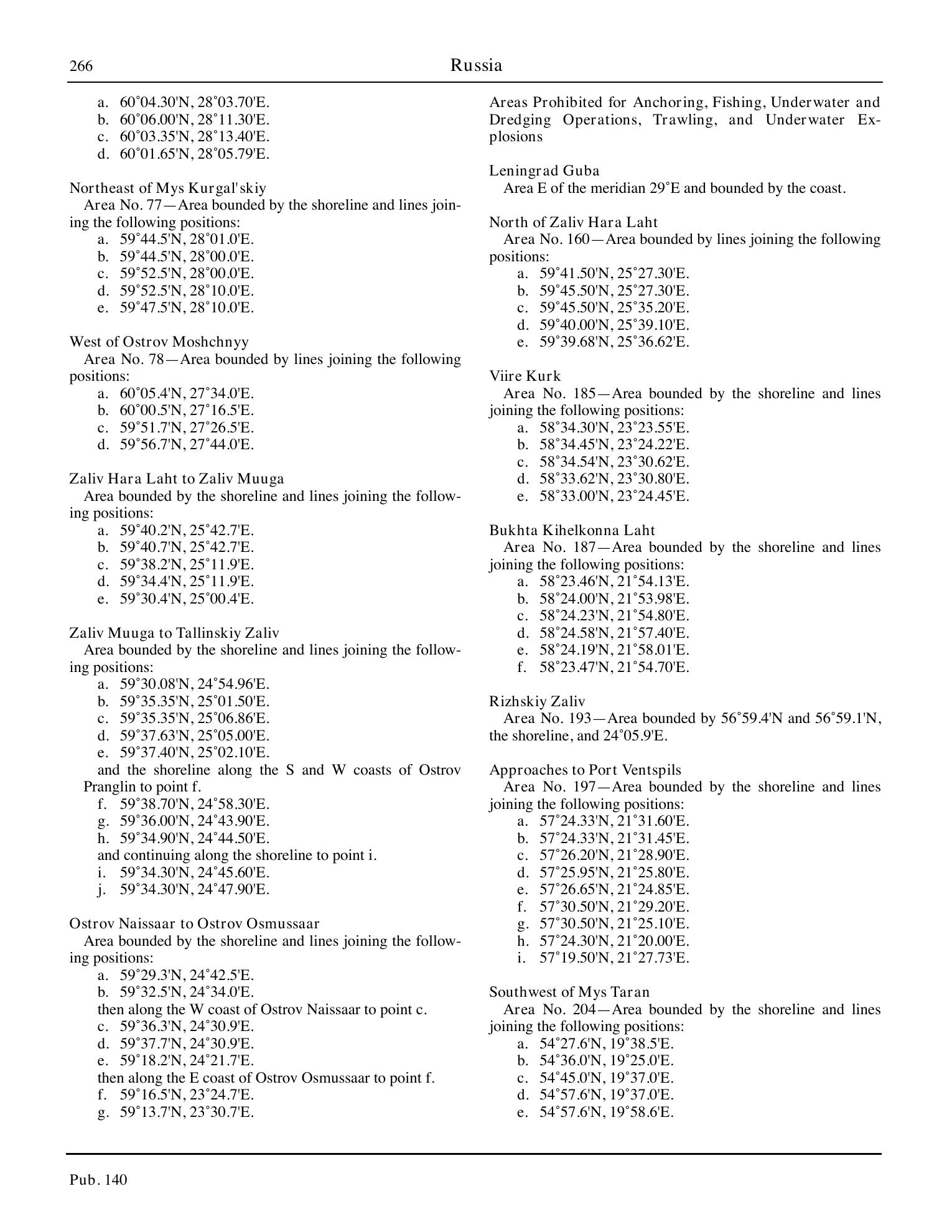 Sailing Directions (Planning Guide) North Atlantic Ocean, Baltic Sea, North Sea, and the Mediterranean Sea — страница 277