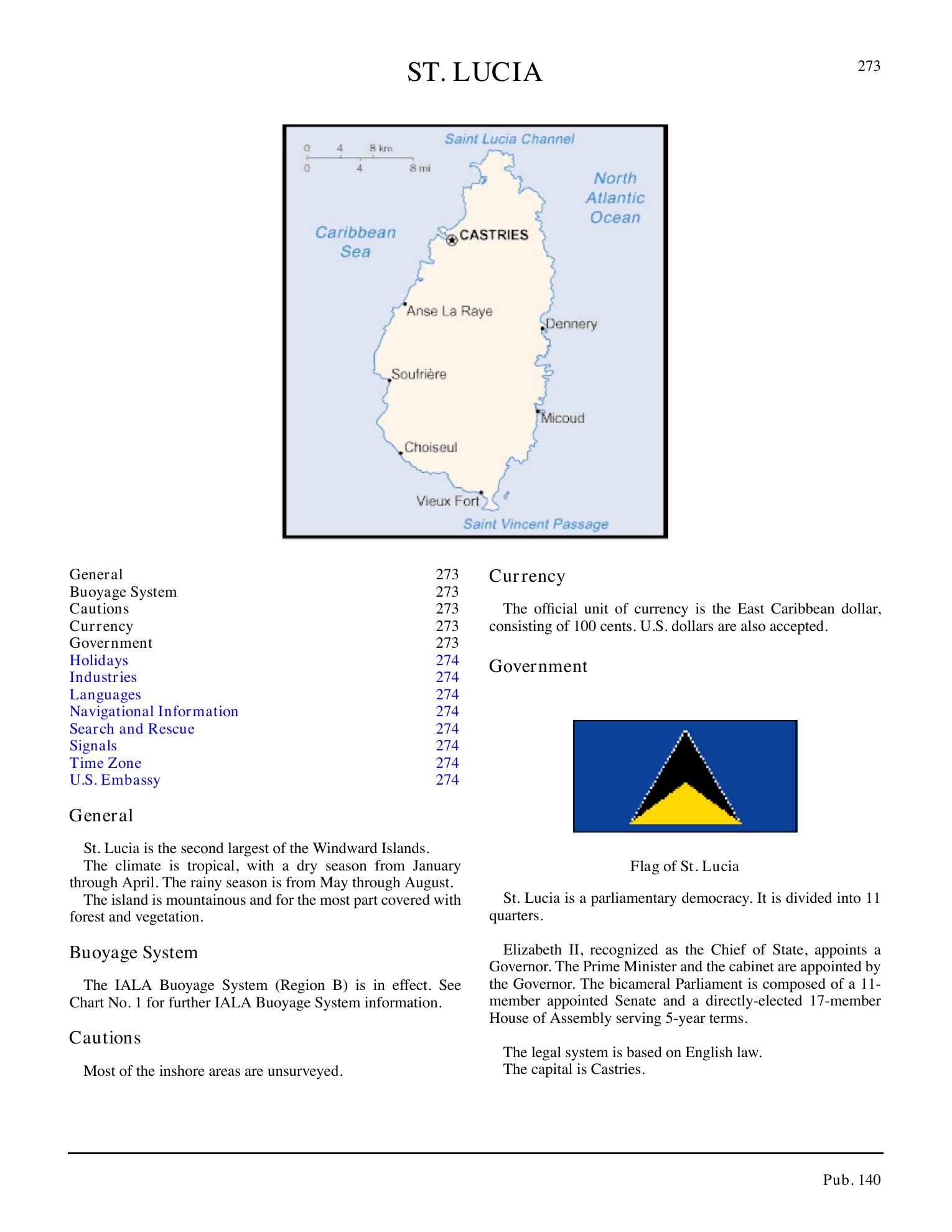 Sailing Directions (Planning Guide) North Atlantic Ocean, Baltic Sea, North Sea, and the Mediterranean Sea — страница 284