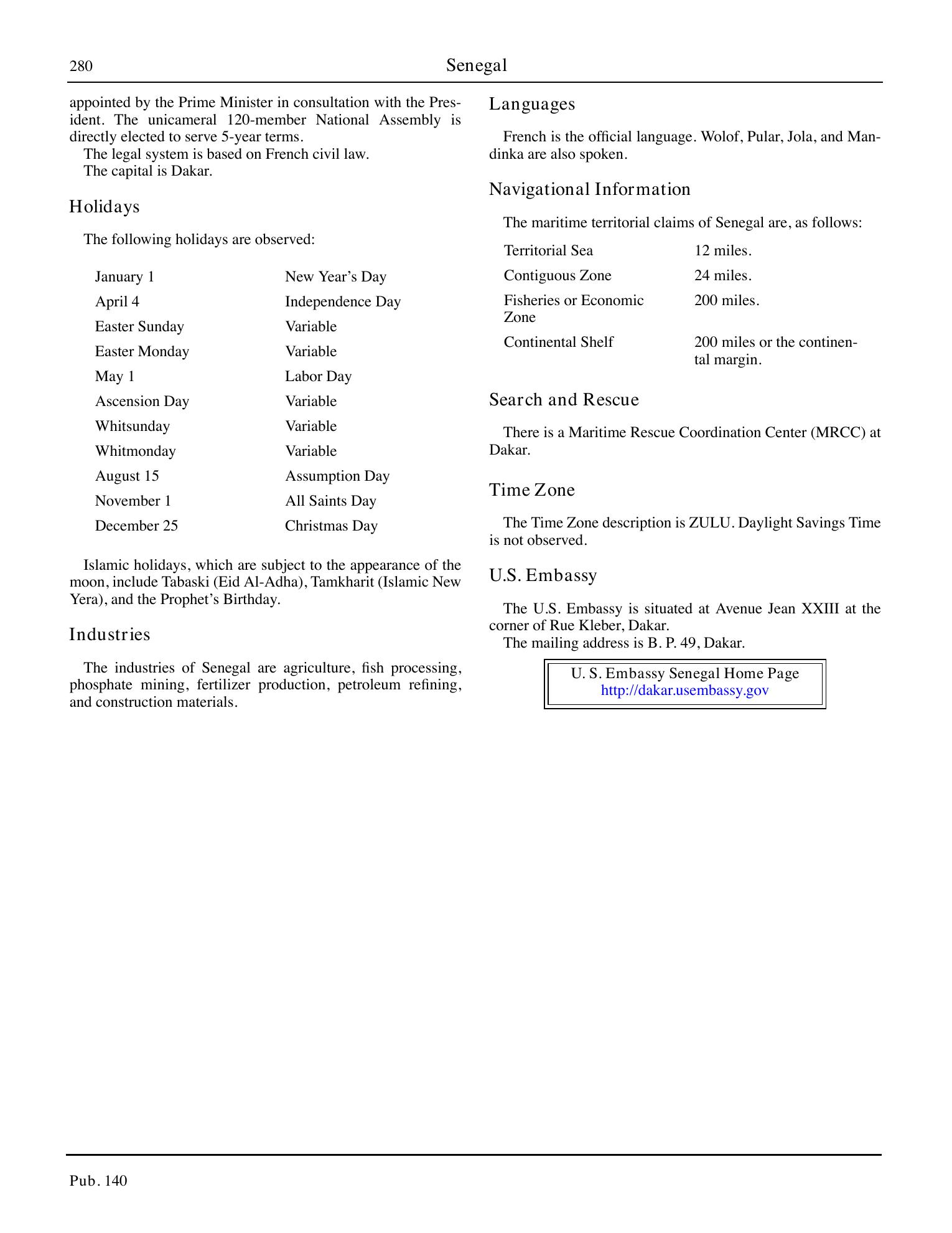 Sailing Directions (Planning Guide) North Atlantic Ocean, Baltic Sea, North Sea, and the Mediterranean Sea — страница 291