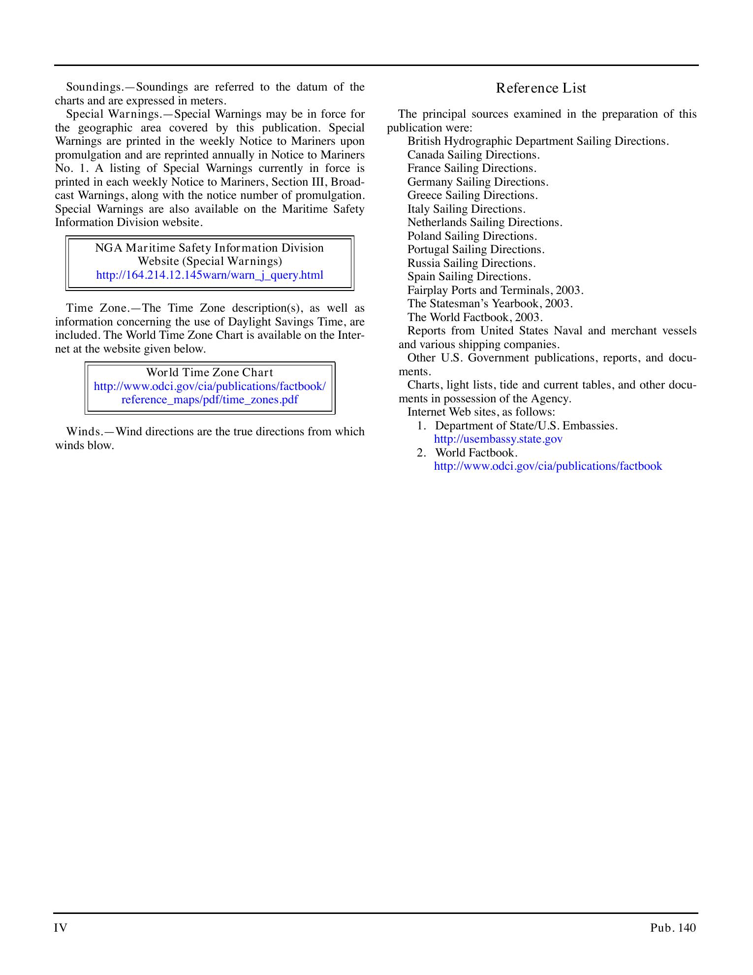 Sailing Directions (Planning Guide) North Atlantic Ocean, Baltic Sea, North Sea, and the Mediterranean Sea — страница 3