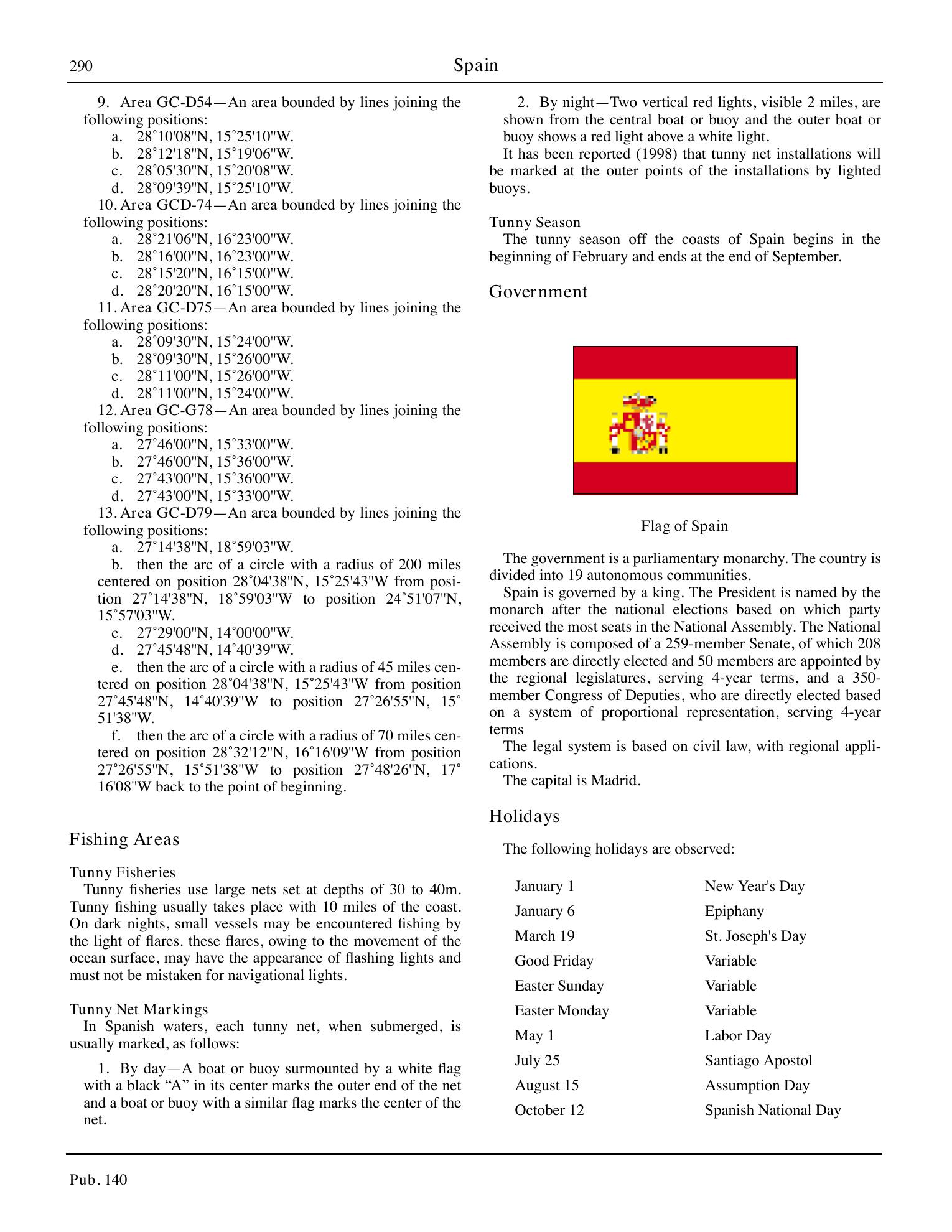 Sailing Directions (Planning Guide) North Atlantic Ocean, Baltic Sea, North Sea, and the Mediterranean Sea — страница 301