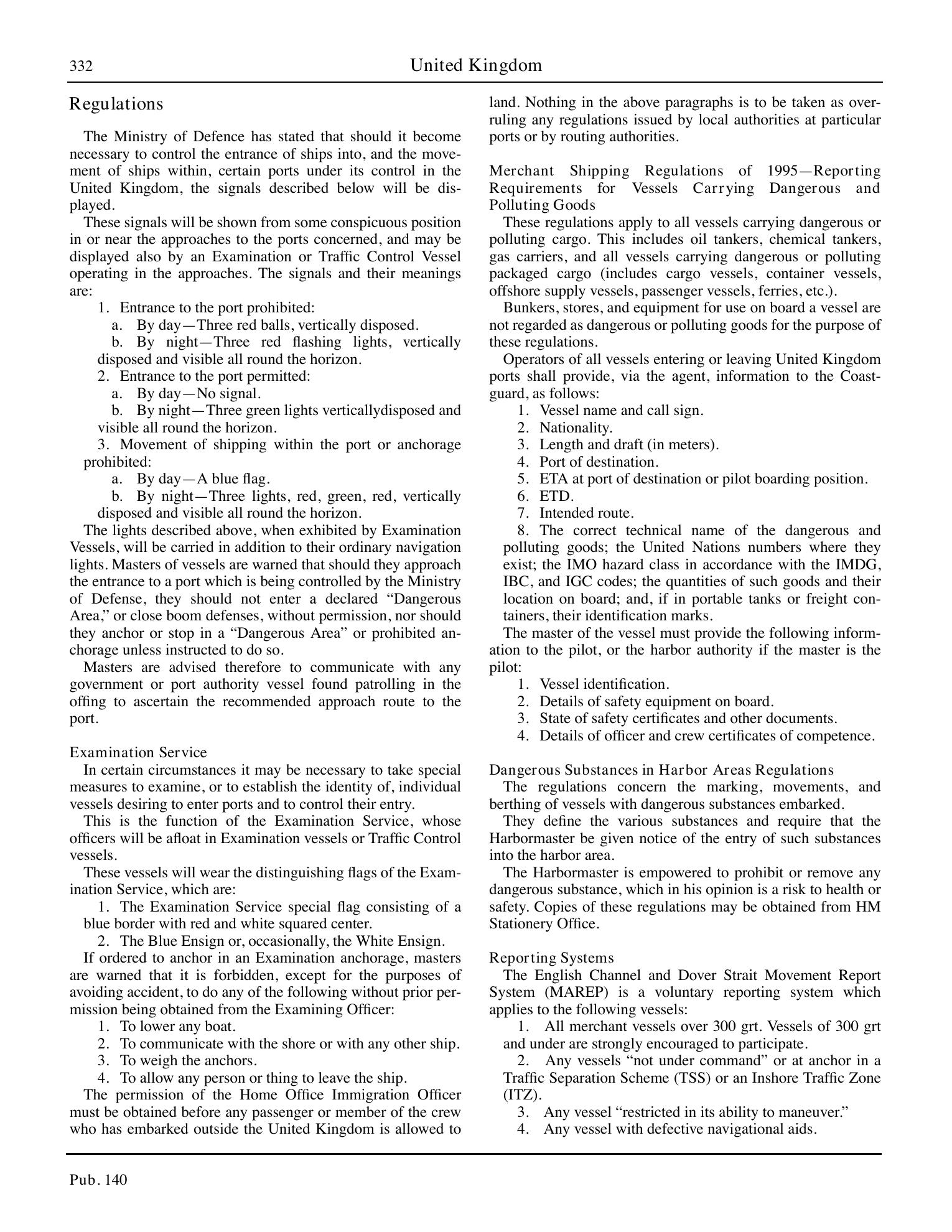Sailing Directions (Planning Guide) North Atlantic Ocean, Baltic Sea, North Sea, and the Mediterranean Sea — страница 343
