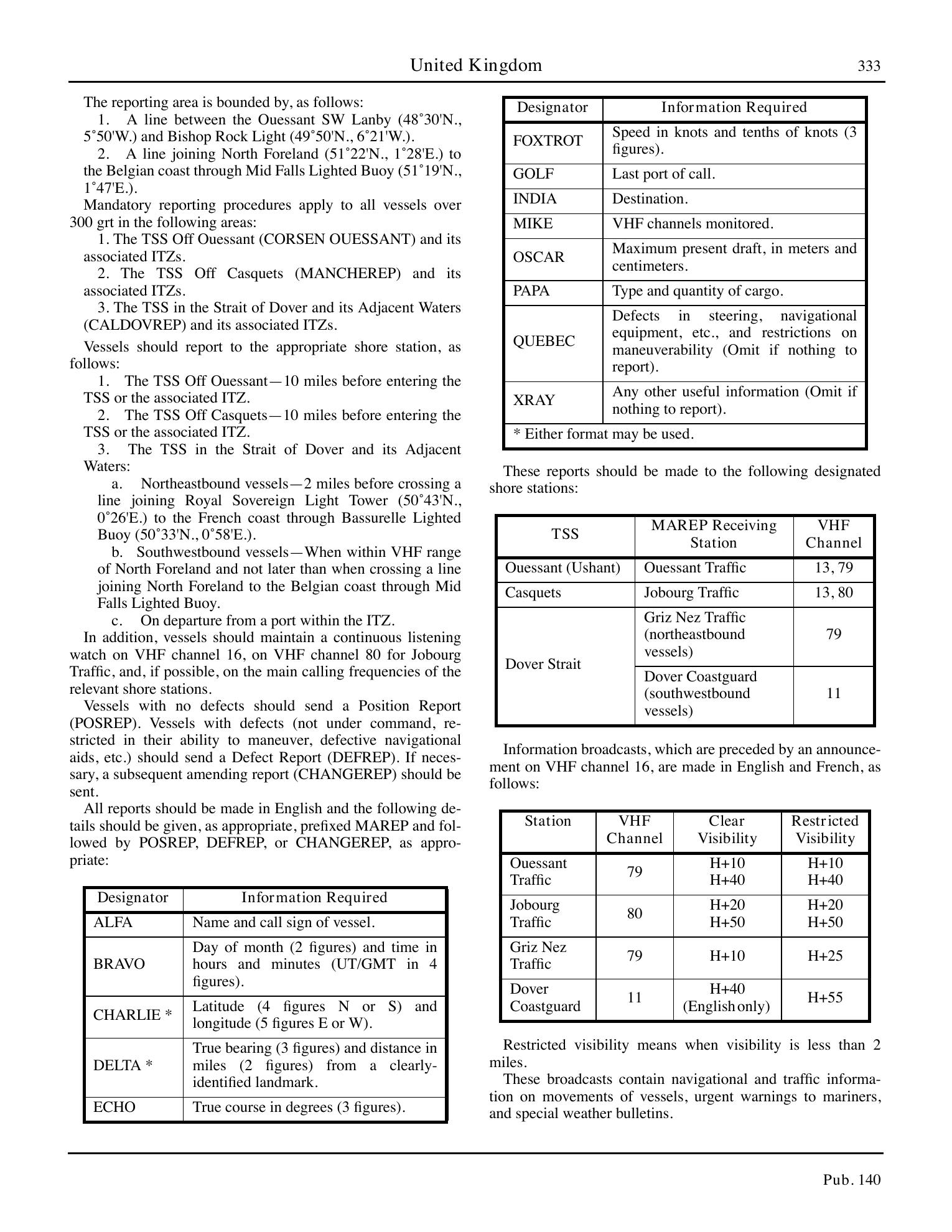 Sailing Directions (Planning Guide) North Atlantic Ocean, Baltic Sea, North Sea, and the Mediterranean Sea — страница 344