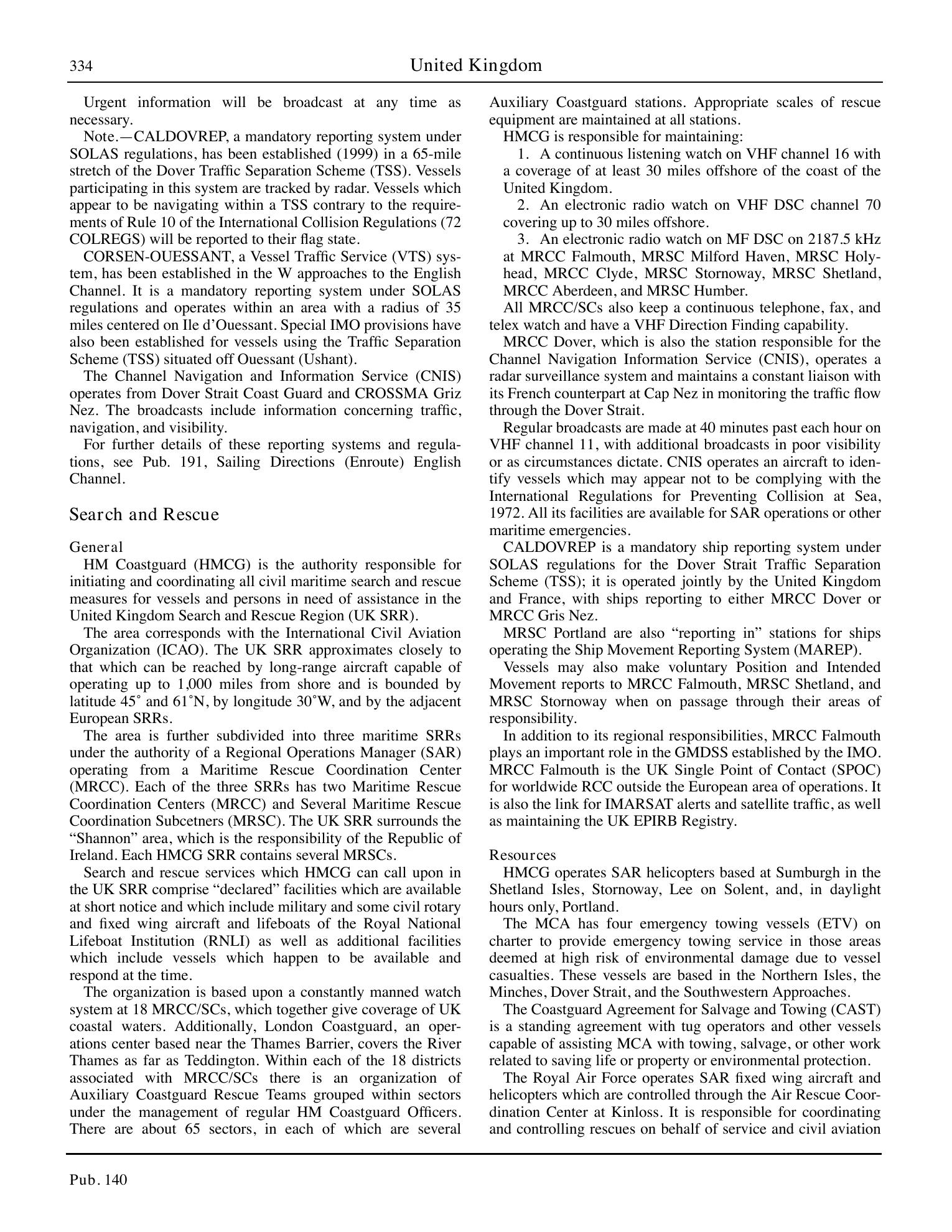 Sailing Directions (Planning Guide) North Atlantic Ocean, Baltic Sea, North Sea, and the Mediterranean Sea — страница 345