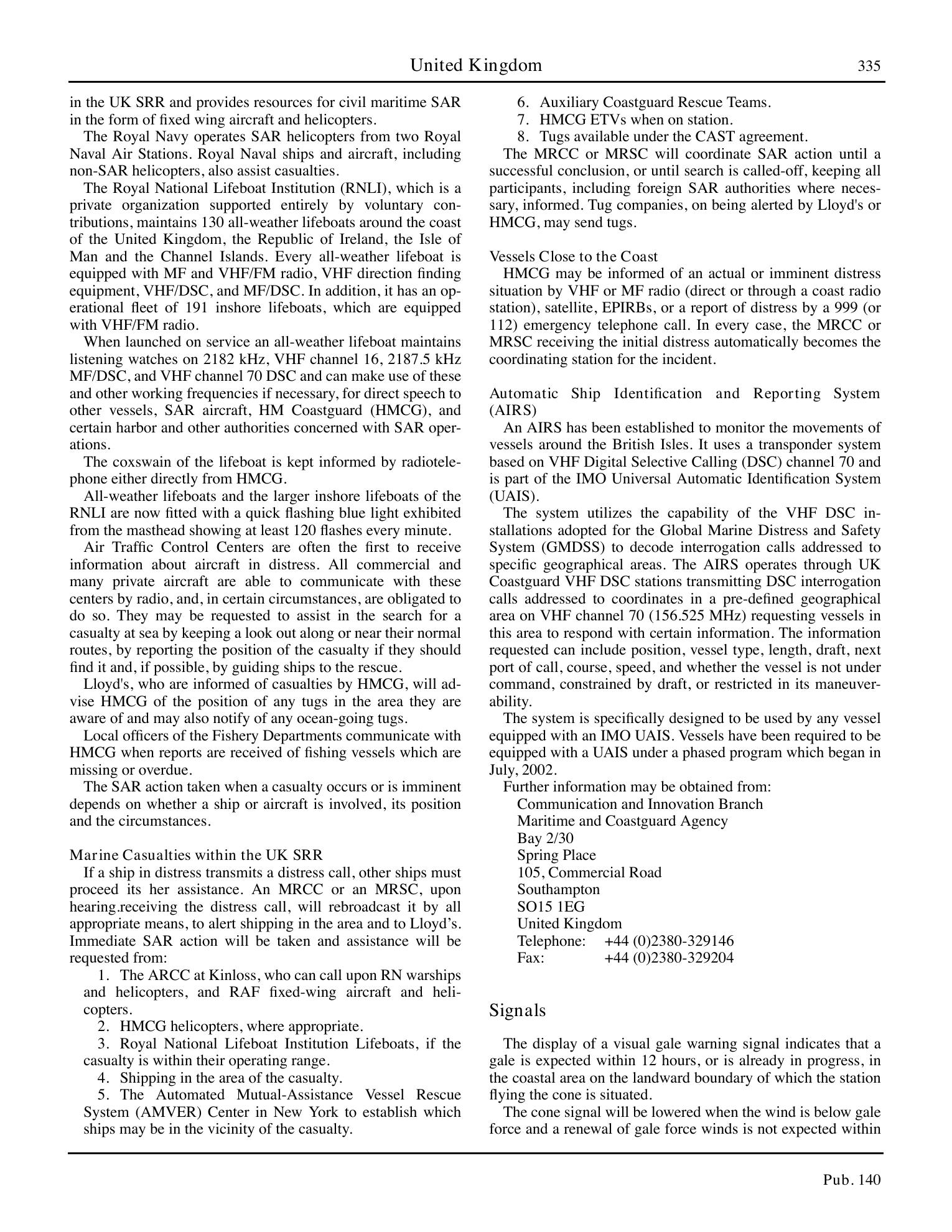 Sailing Directions (Planning Guide) North Atlantic Ocean, Baltic Sea, North Sea, and the Mediterranean Sea — страница 346