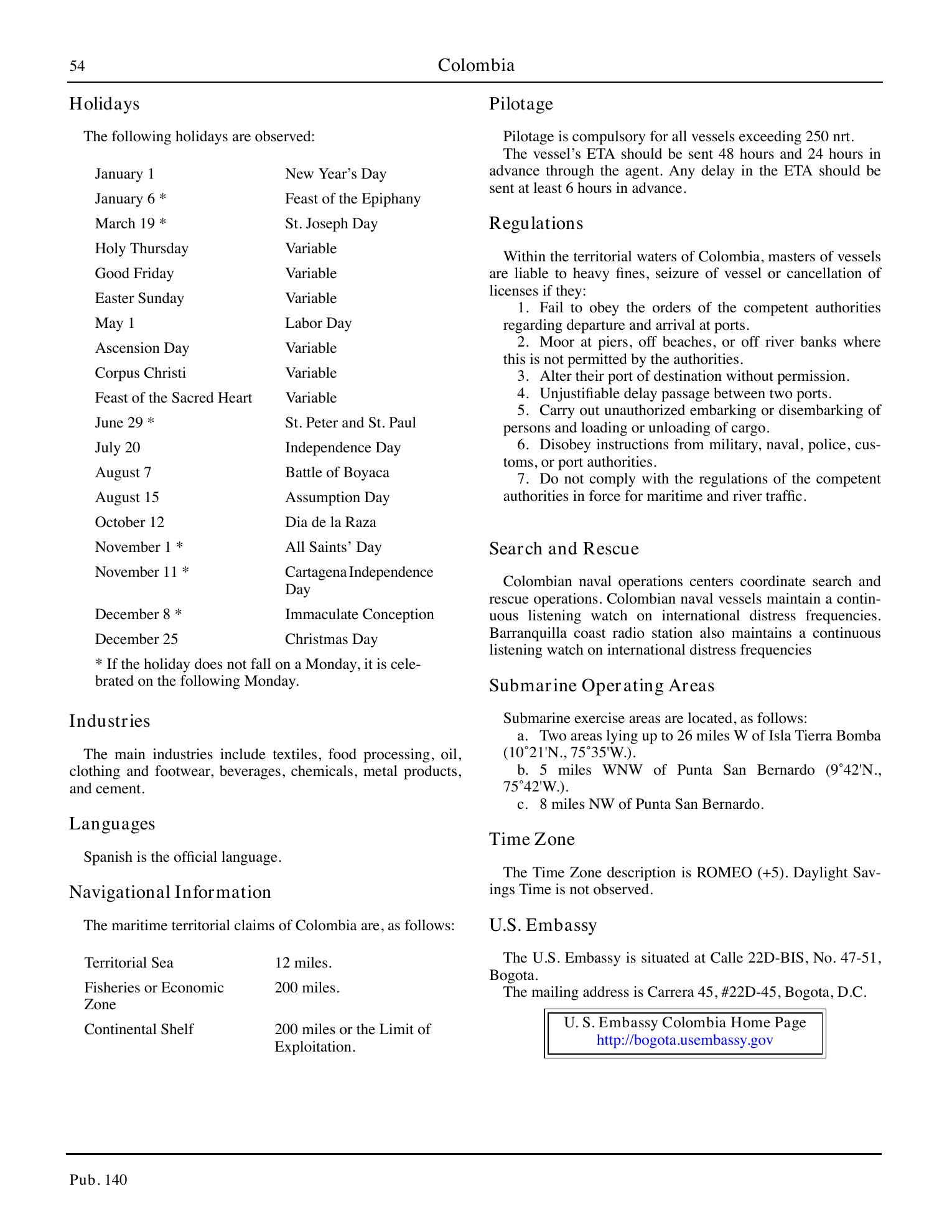 Sailing Directions (Planning Guide) North Atlantic Ocean, Baltic Sea, North Sea, and the Mediterranean Sea — страница 65