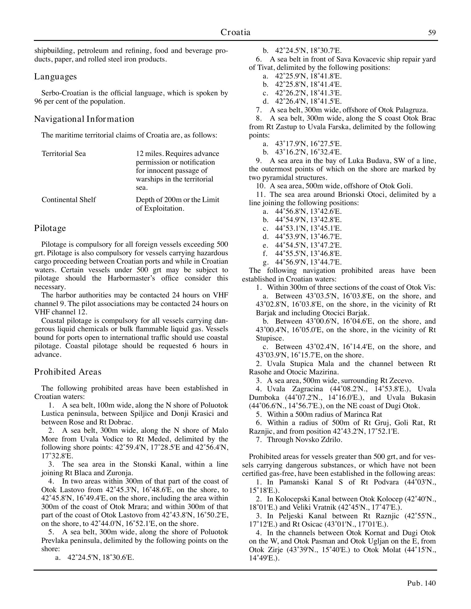 Sailing Directions (Planning Guide) North Atlantic Ocean, Baltic Sea, North Sea, and the Mediterranean Sea — страница 70