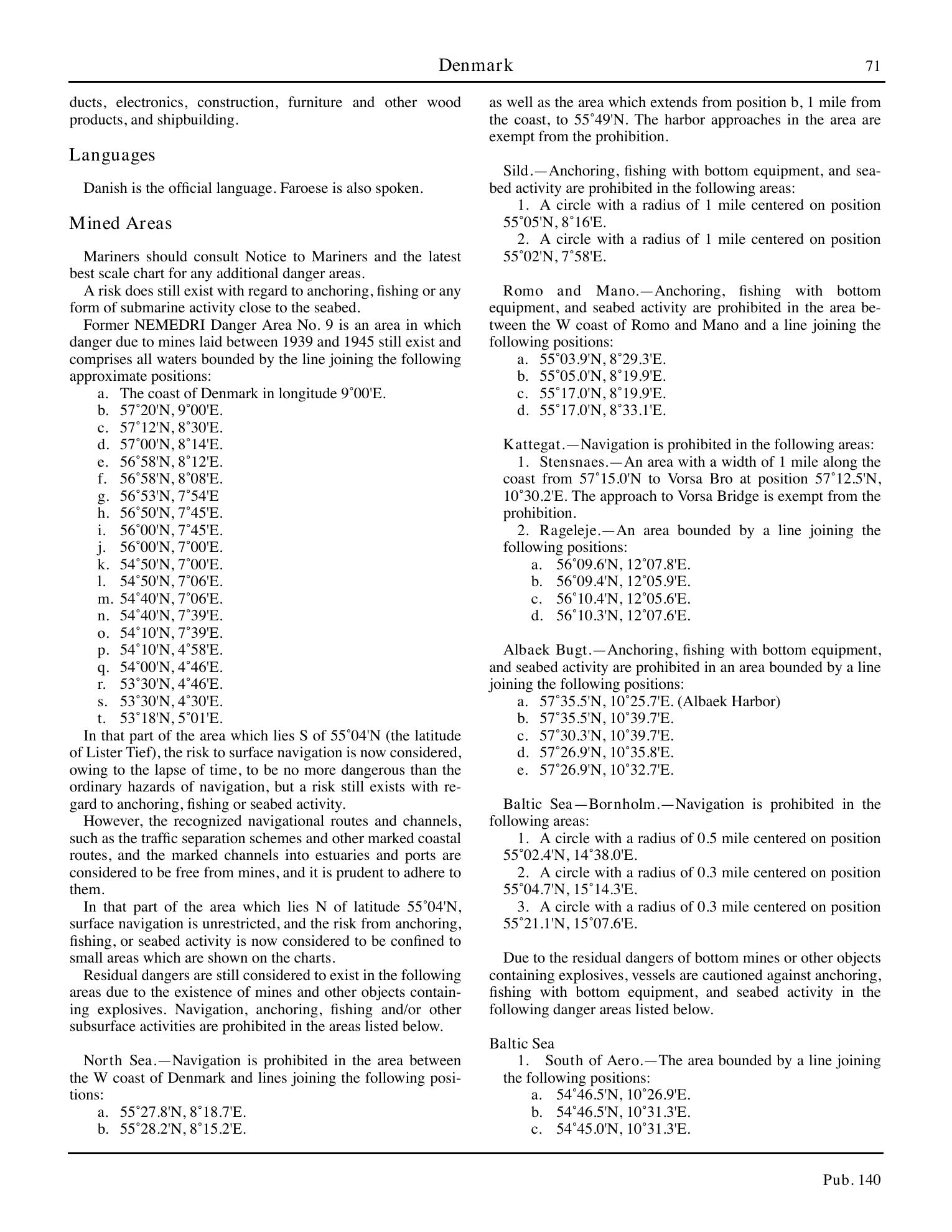 Sailing Directions (Planning Guide) North Atlantic Ocean, Baltic Sea, North Sea, and the Mediterranean Sea — страница 82