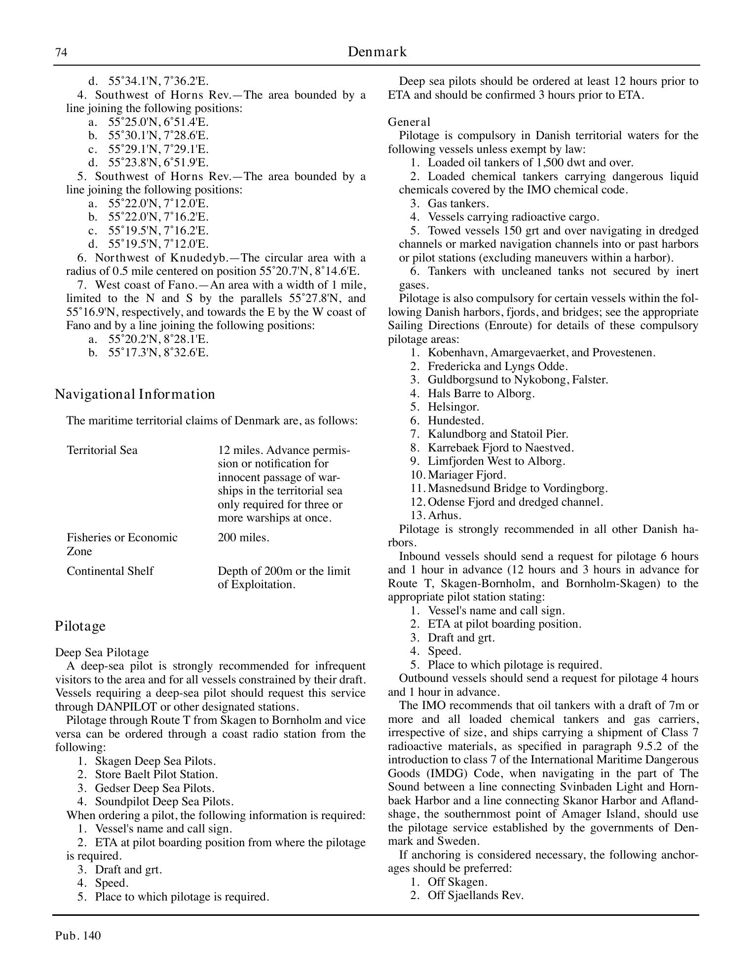 Sailing Directions (Planning Guide) North Atlantic Ocean, Baltic Sea, North Sea, and the Mediterranean Sea — страница 85