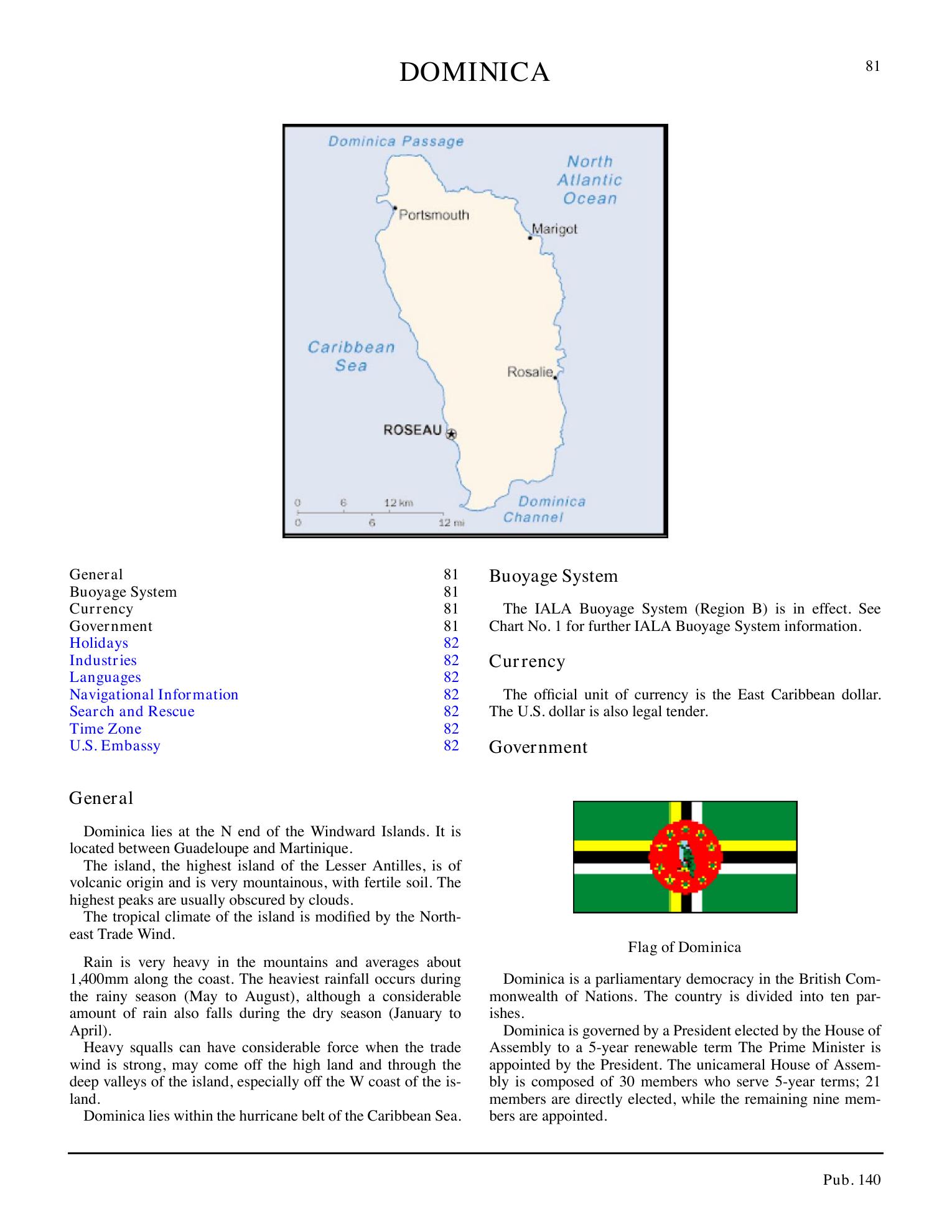 Sailing Directions (Planning Guide) North Atlantic Ocean, Baltic Sea, North Sea, and the Mediterranean Sea — страница 92
