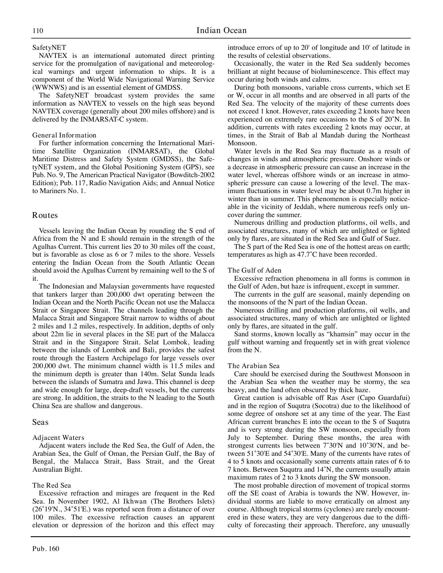 Sailing Directions (Planning Guide) South Atlantic Ocean and Indian Ocean — страница 121