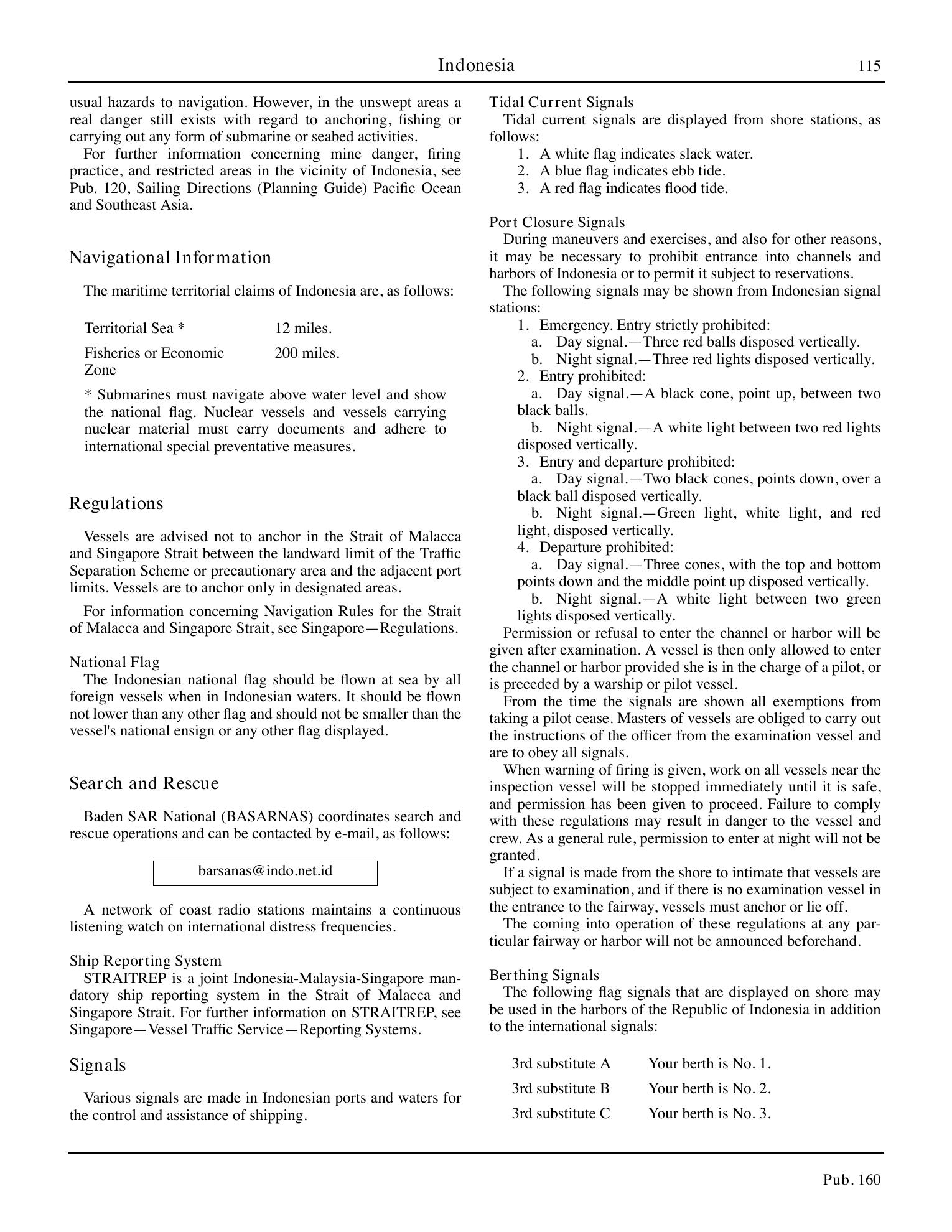 Sailing Directions (Planning Guide) South Atlantic Ocean and Indian Ocean — страница 126