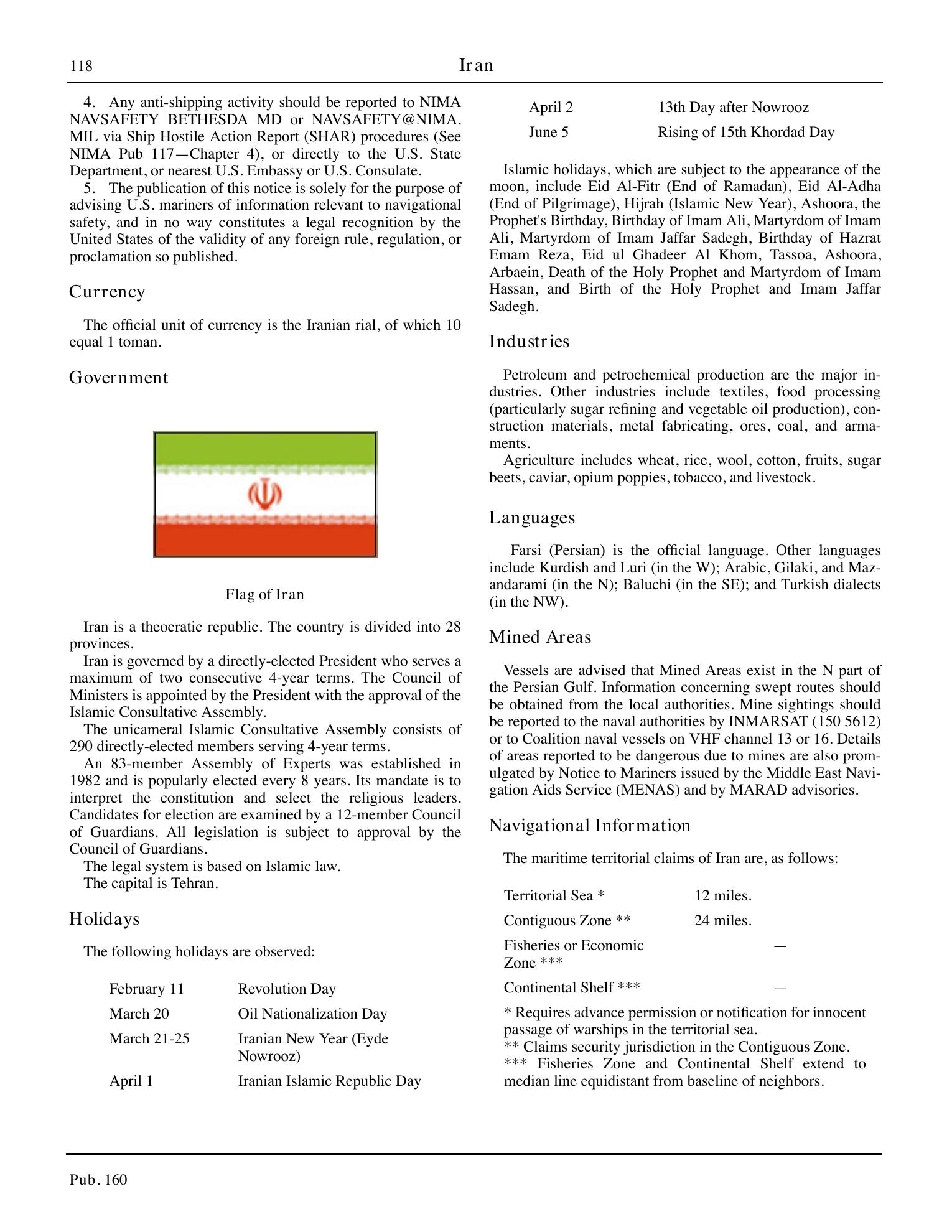 Sailing Directions (Planning Guide) South Atlantic Ocean and Indian Ocean — страница 129