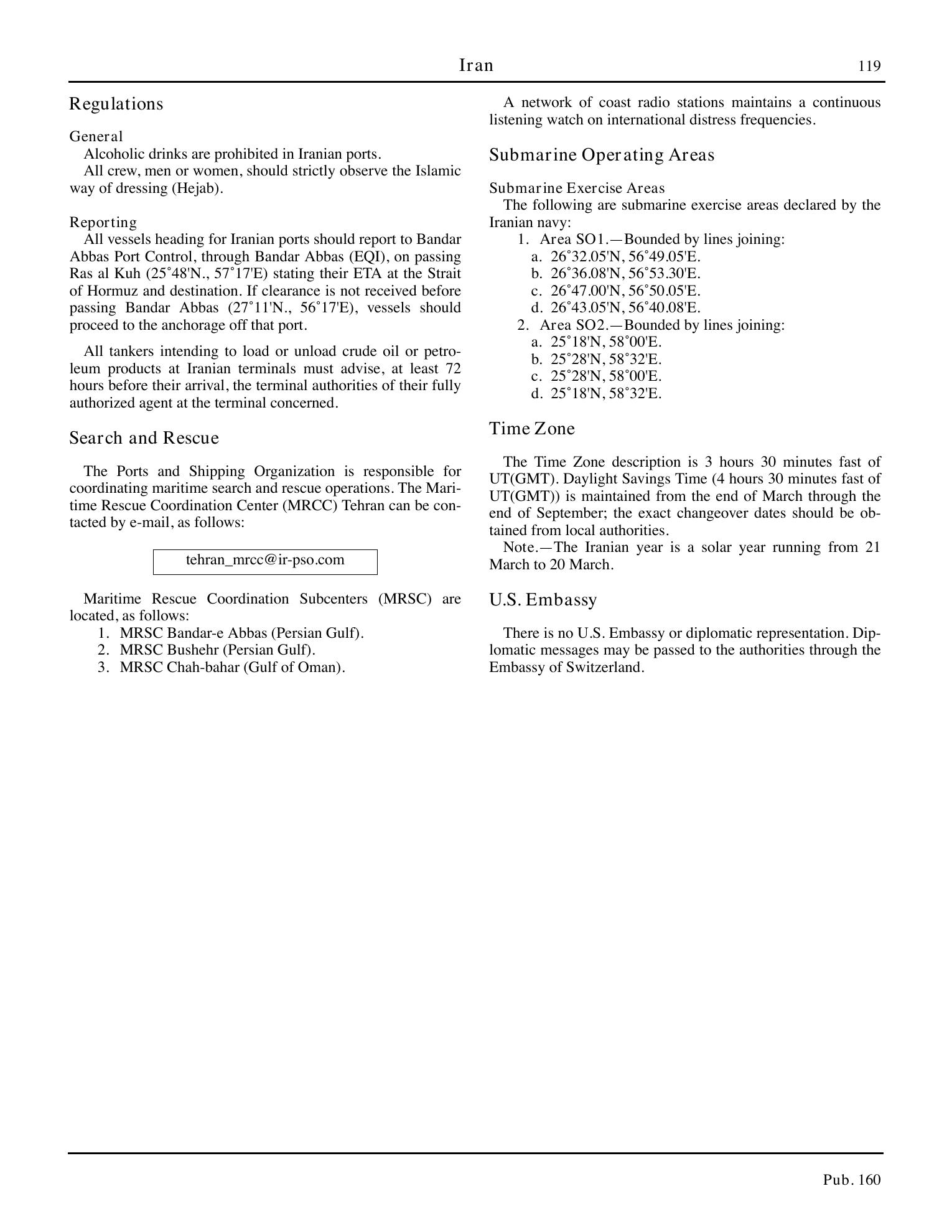 Sailing Directions (Planning Guide) South Atlantic Ocean and Indian Ocean — страница 130