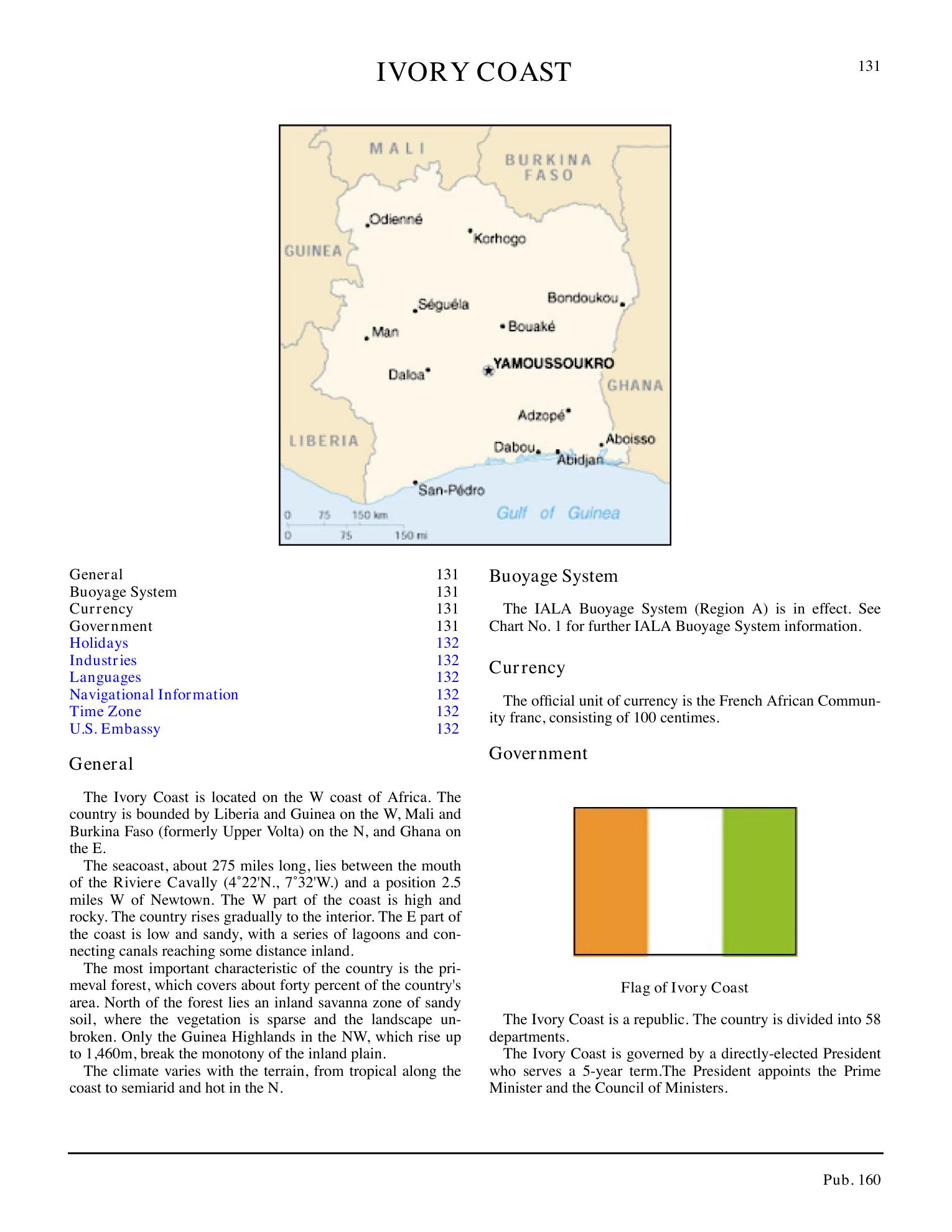 Sailing Directions (Planning Guide) South Atlantic Ocean and Indian Ocean — страница 142
