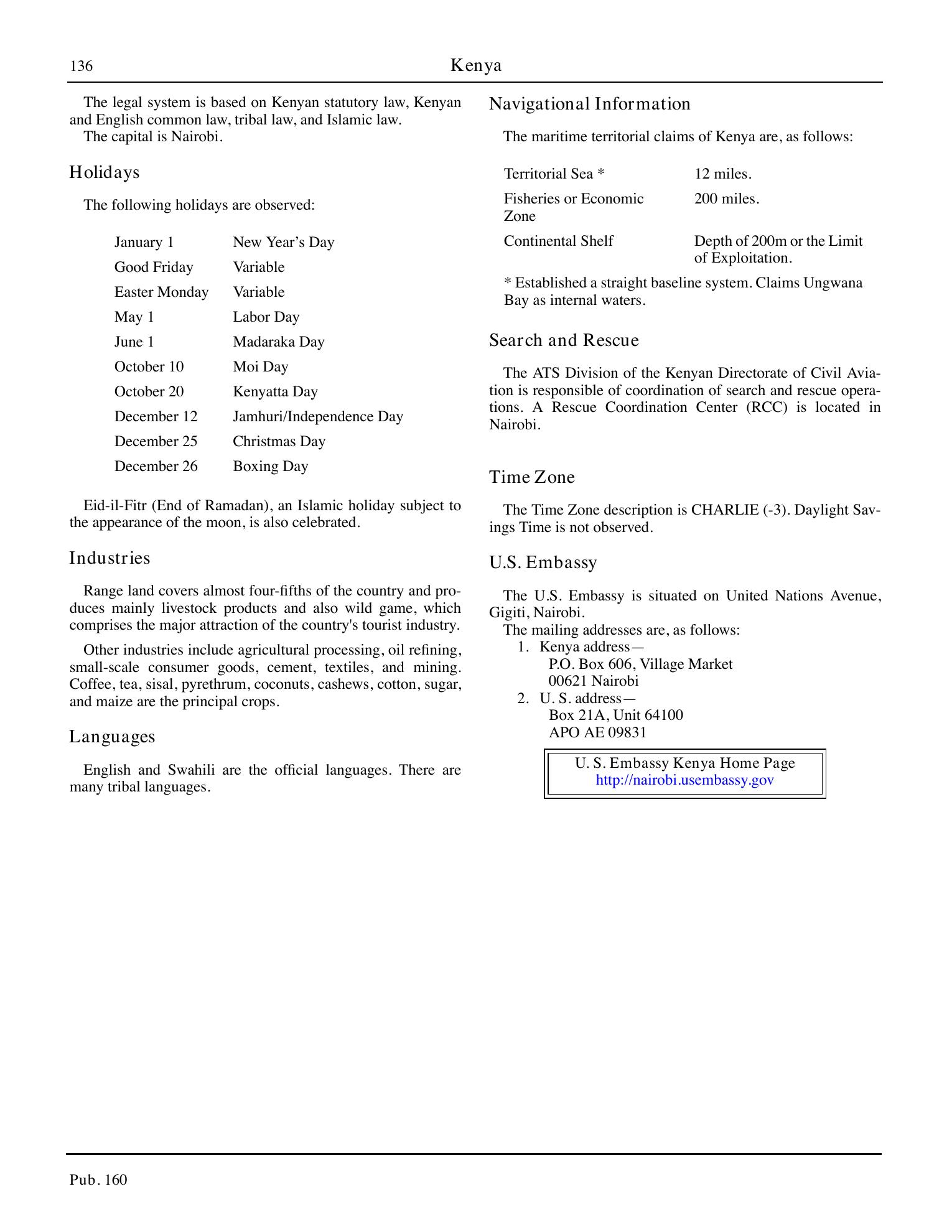 Sailing Directions (Planning Guide) South Atlantic Ocean and Indian Ocean — страница 147