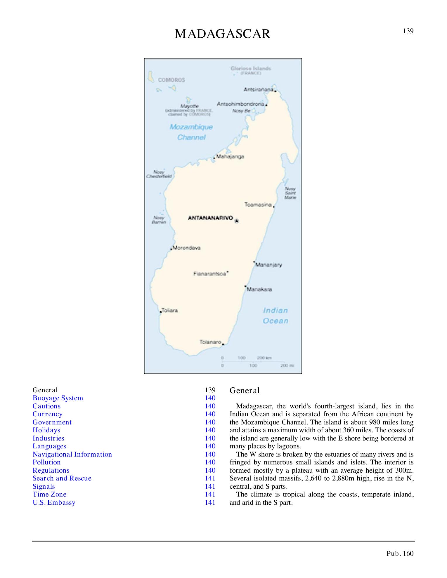 Sailing Directions (Planning Guide) South Atlantic Ocean and Indian Ocean — страница 150