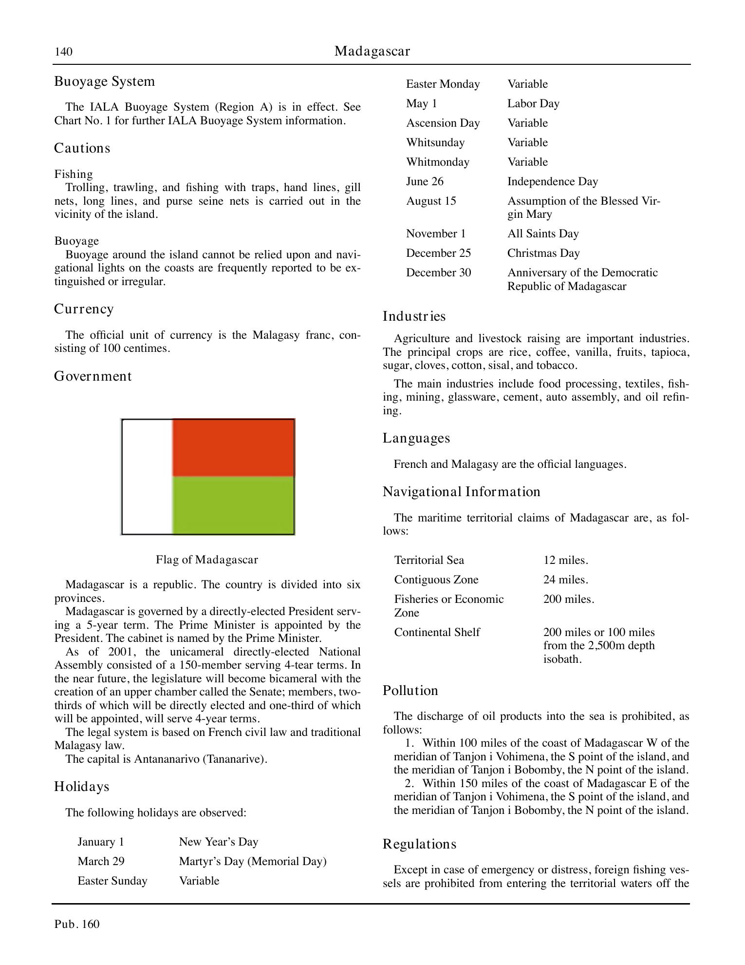 Sailing Directions (Planning Guide) South Atlantic Ocean and Indian Ocean — страница 151