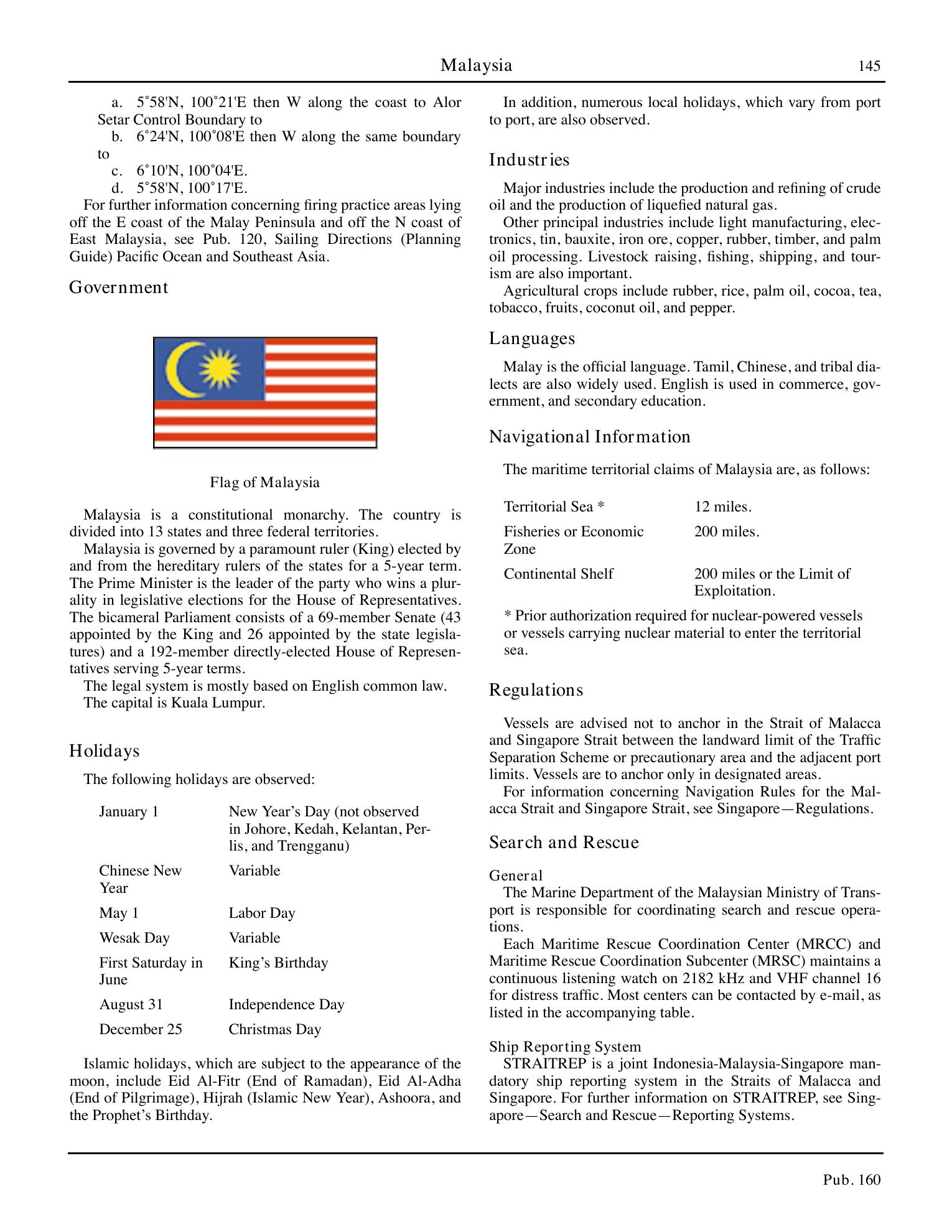 Sailing Directions (Planning Guide) South Atlantic Ocean and Indian Ocean — страница 156