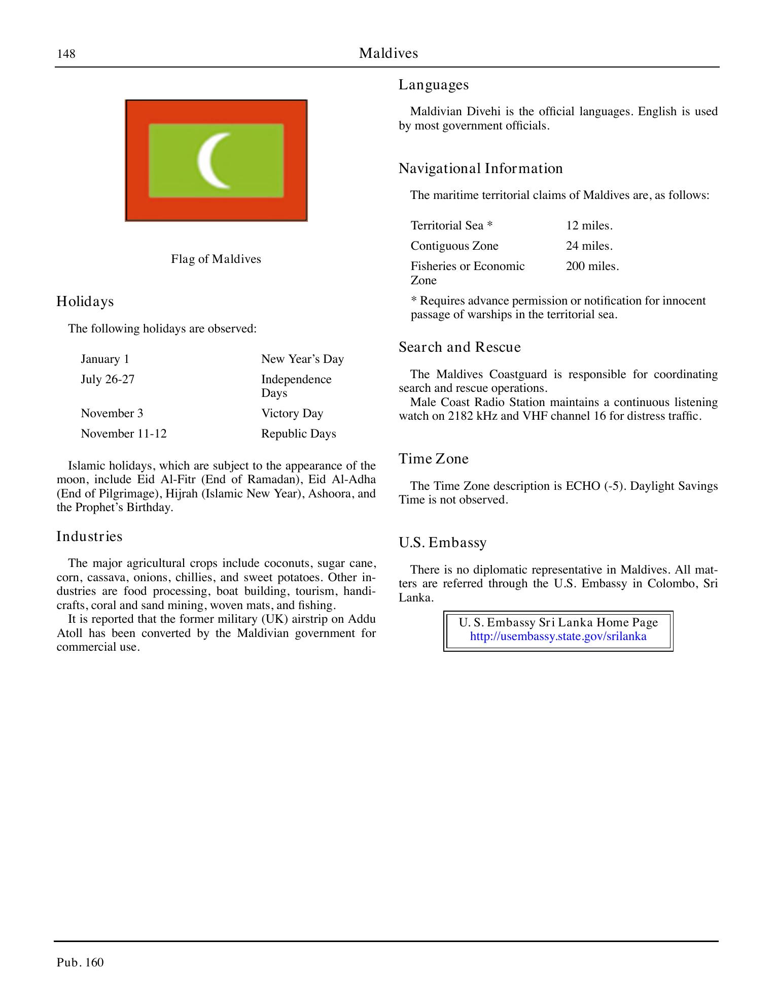 Sailing Directions (Planning Guide) South Atlantic Ocean and Indian Ocean — страница 159