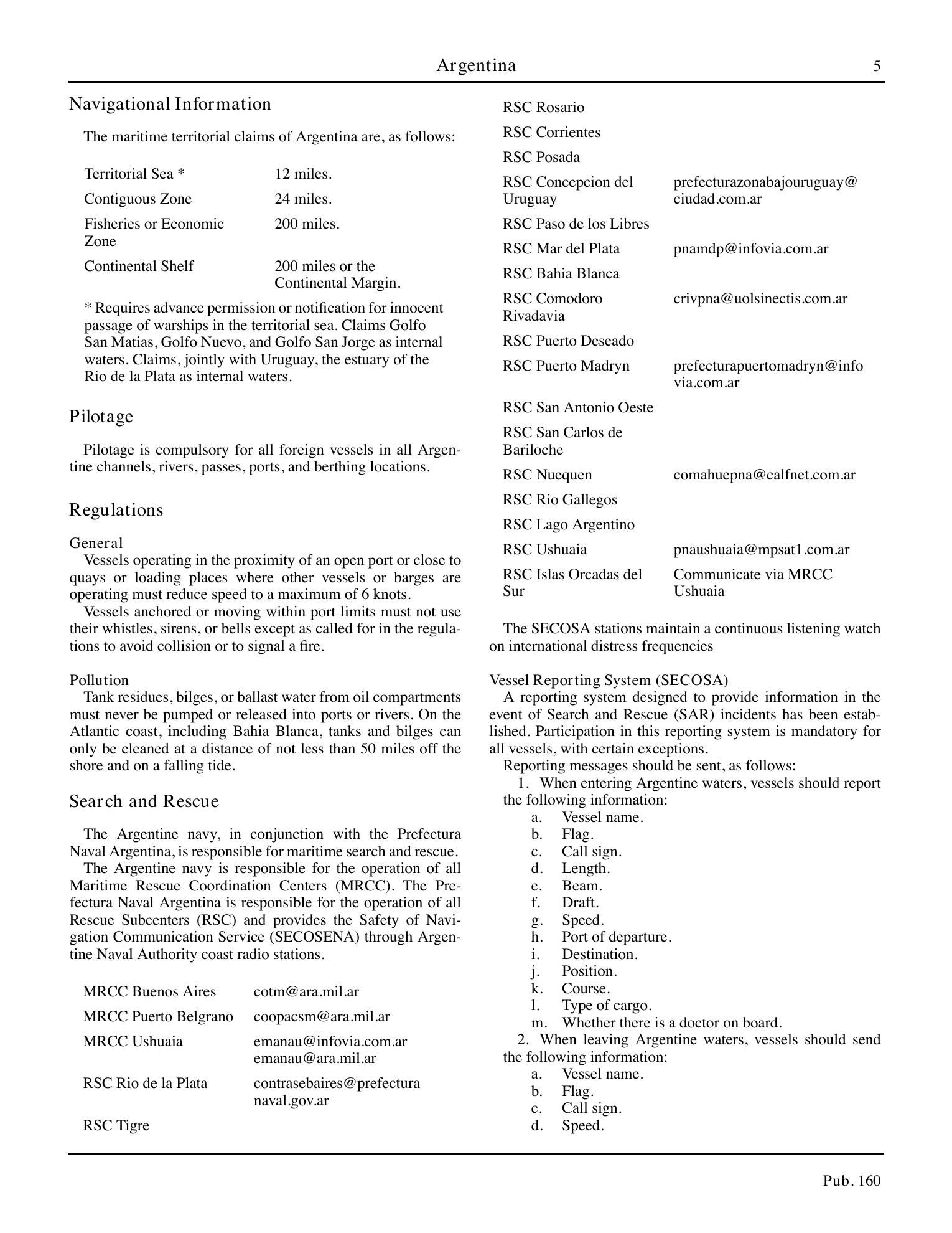 Sailing Directions (Planning Guide) South Atlantic Ocean and Indian Ocean — страница 16