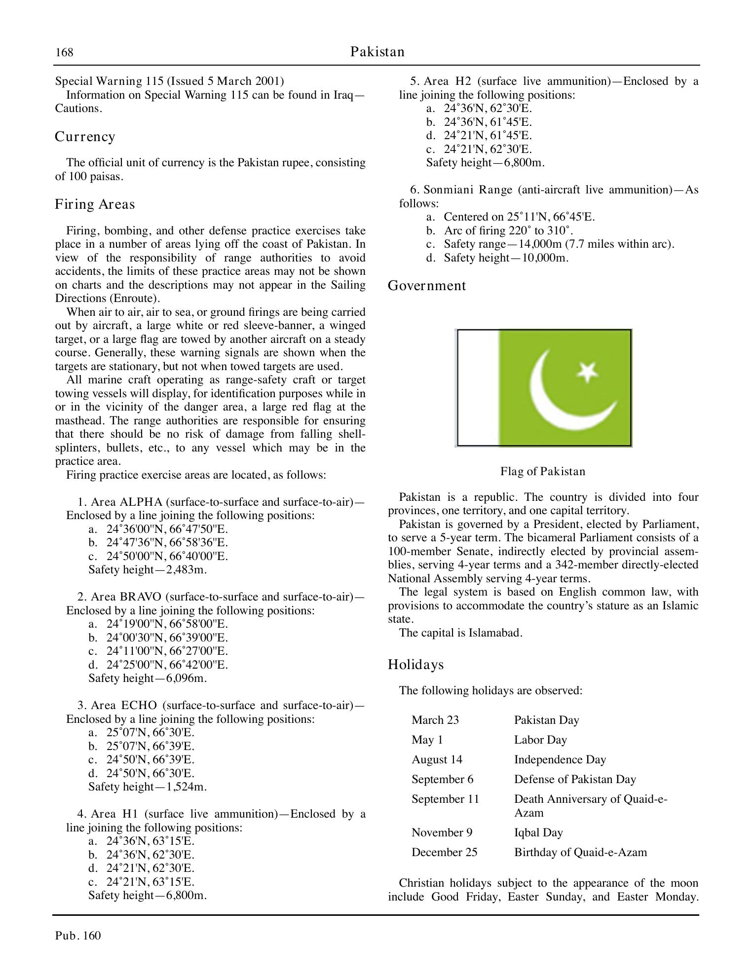 Sailing Directions (Planning Guide) South Atlantic Ocean and Indian Ocean — страница 179
