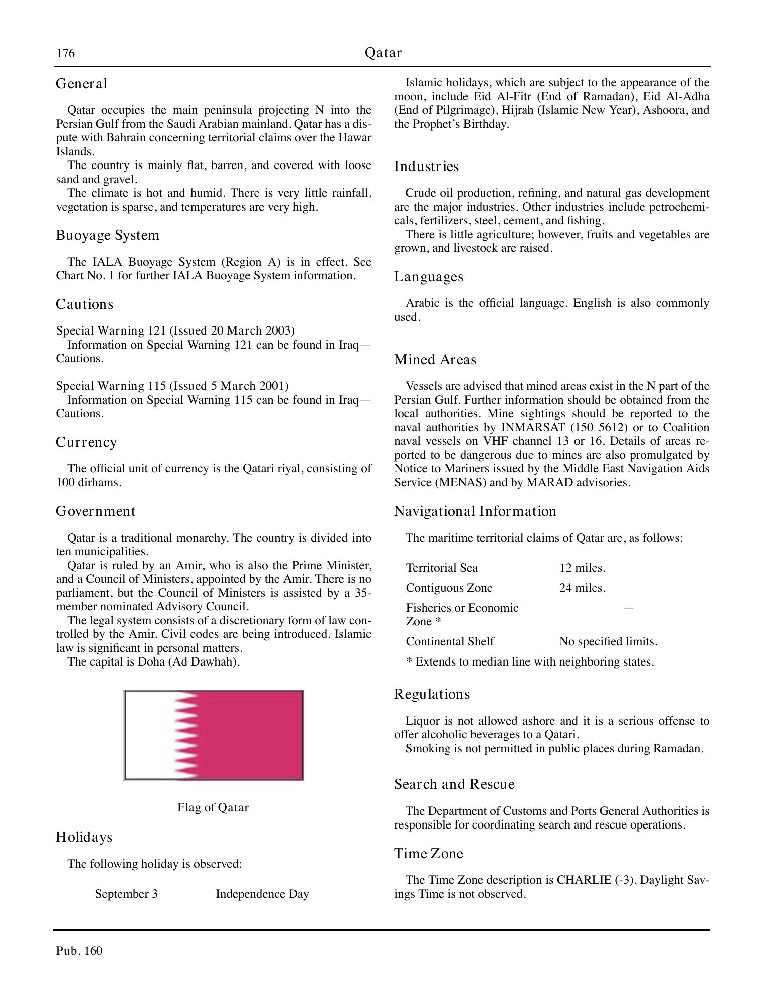Sailing Directions (Planning Guide) South Atlantic Ocean and Indian Ocean — страница 187