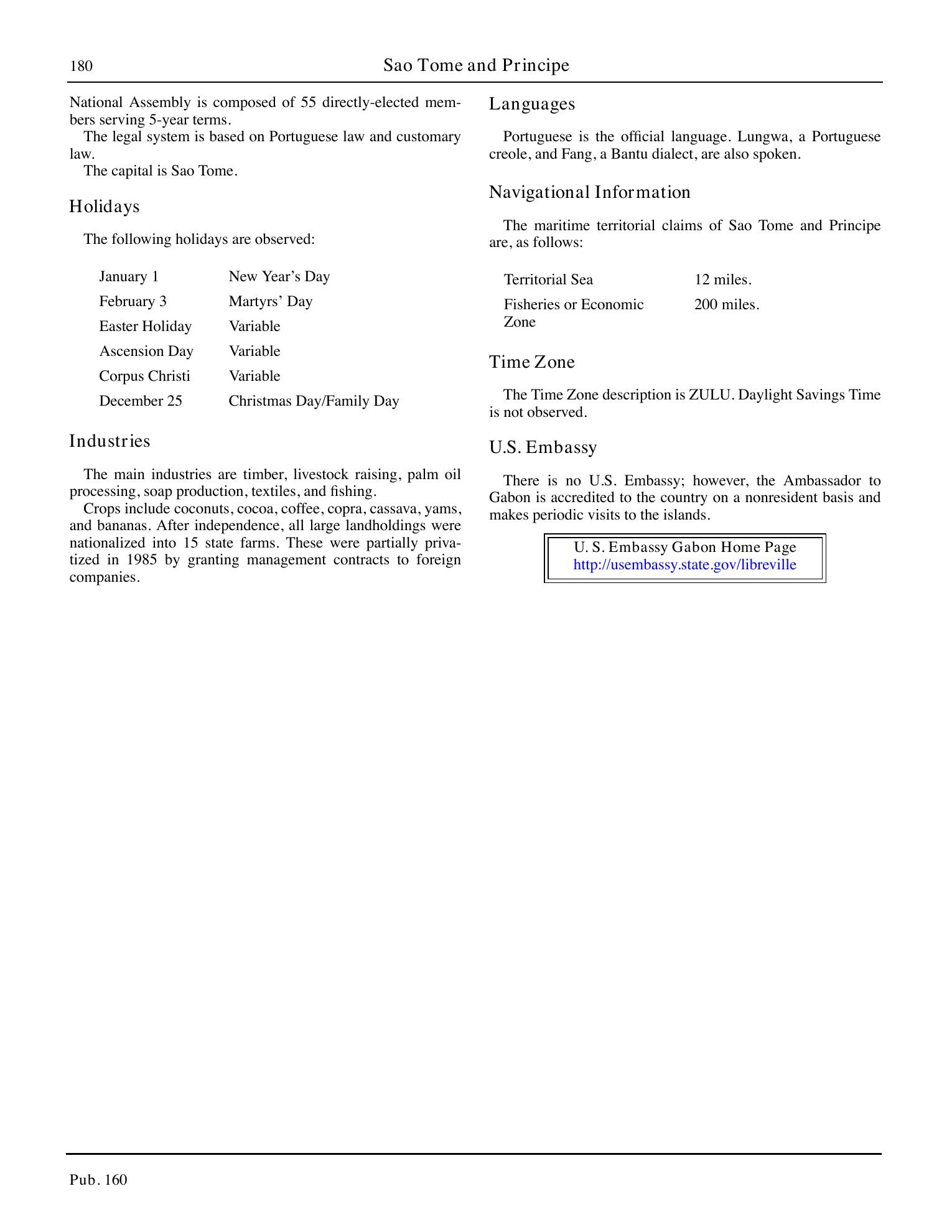 Sailing Directions (Planning Guide) South Atlantic Ocean and Indian Ocean — страница 191