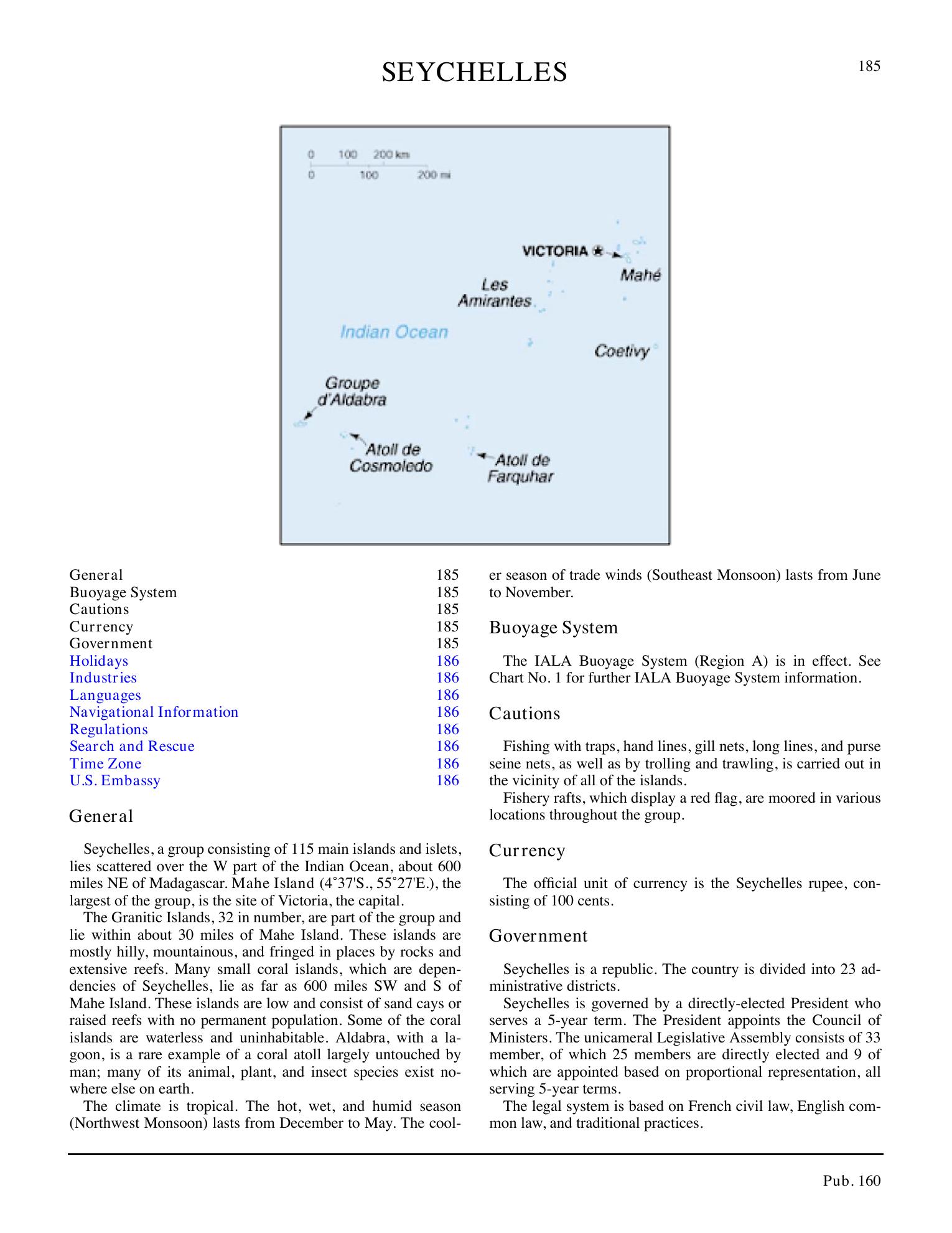 Sailing Directions (Planning Guide) South Atlantic Ocean and Indian Ocean — страница 196