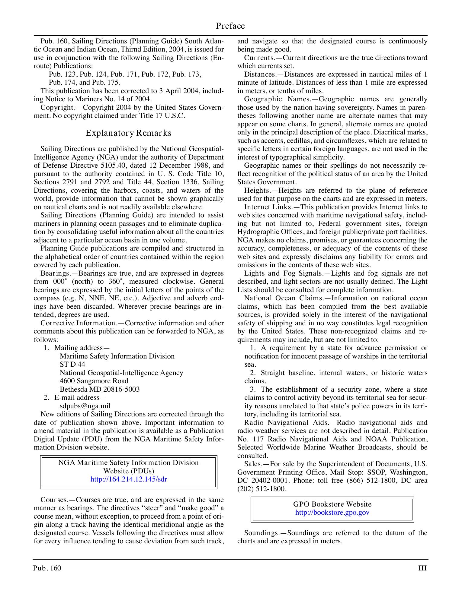 Sailing Directions (Planning Guide) South Atlantic Ocean and Indian Ocean — страница 2