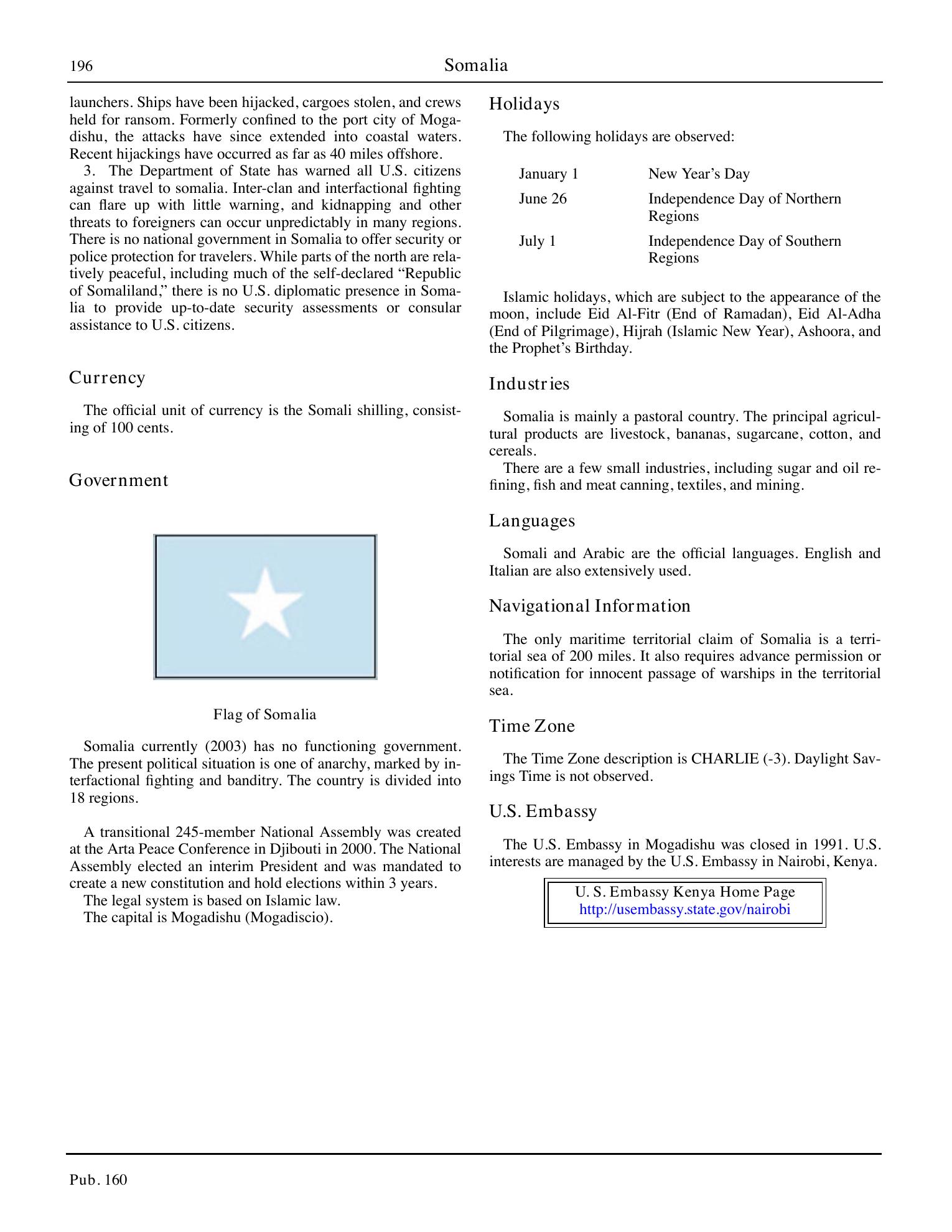 Sailing Directions (Planning Guide) South Atlantic Ocean and Indian Ocean — страница 207