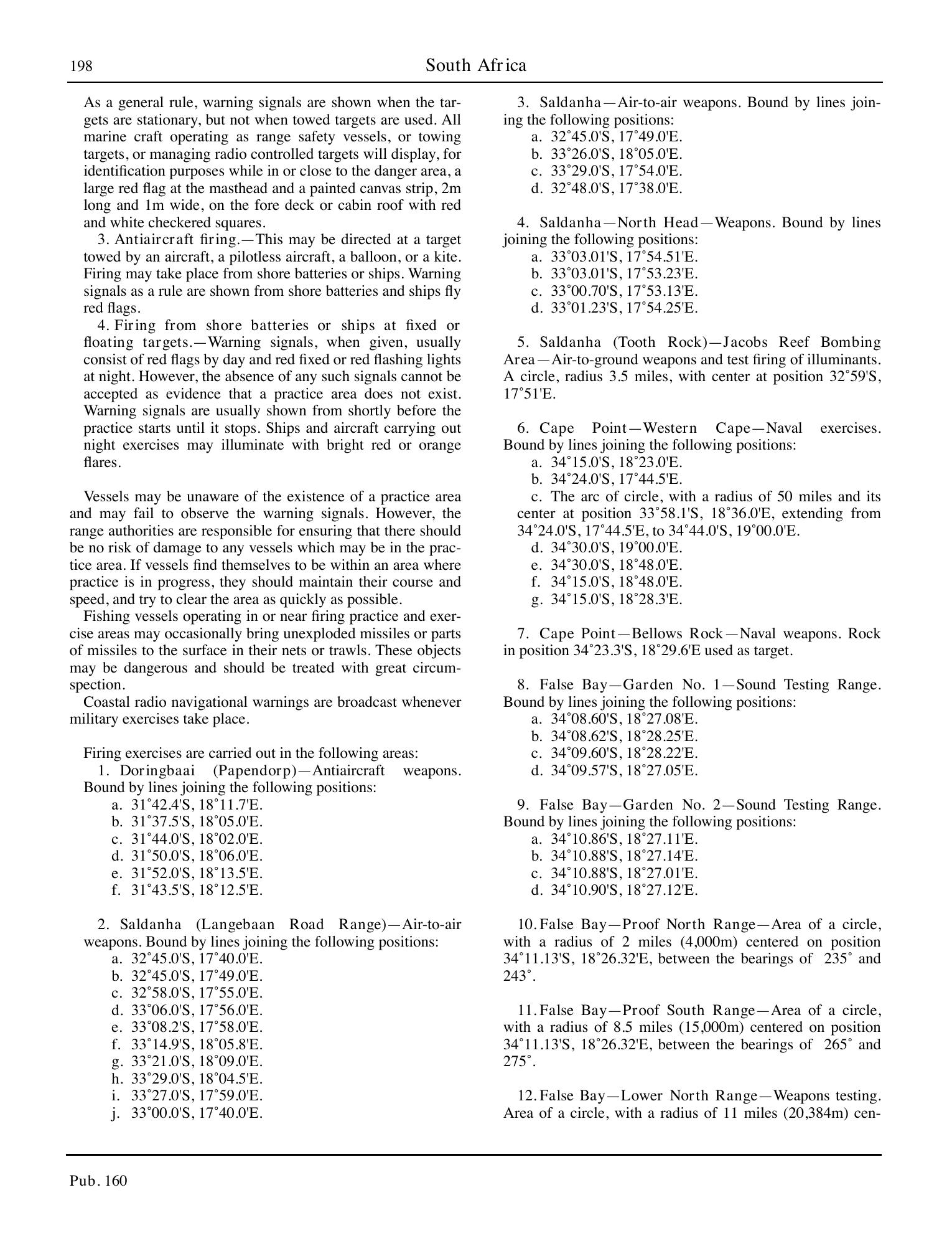 Sailing Directions (Planning Guide) South Atlantic Ocean and Indian Ocean — страница 209