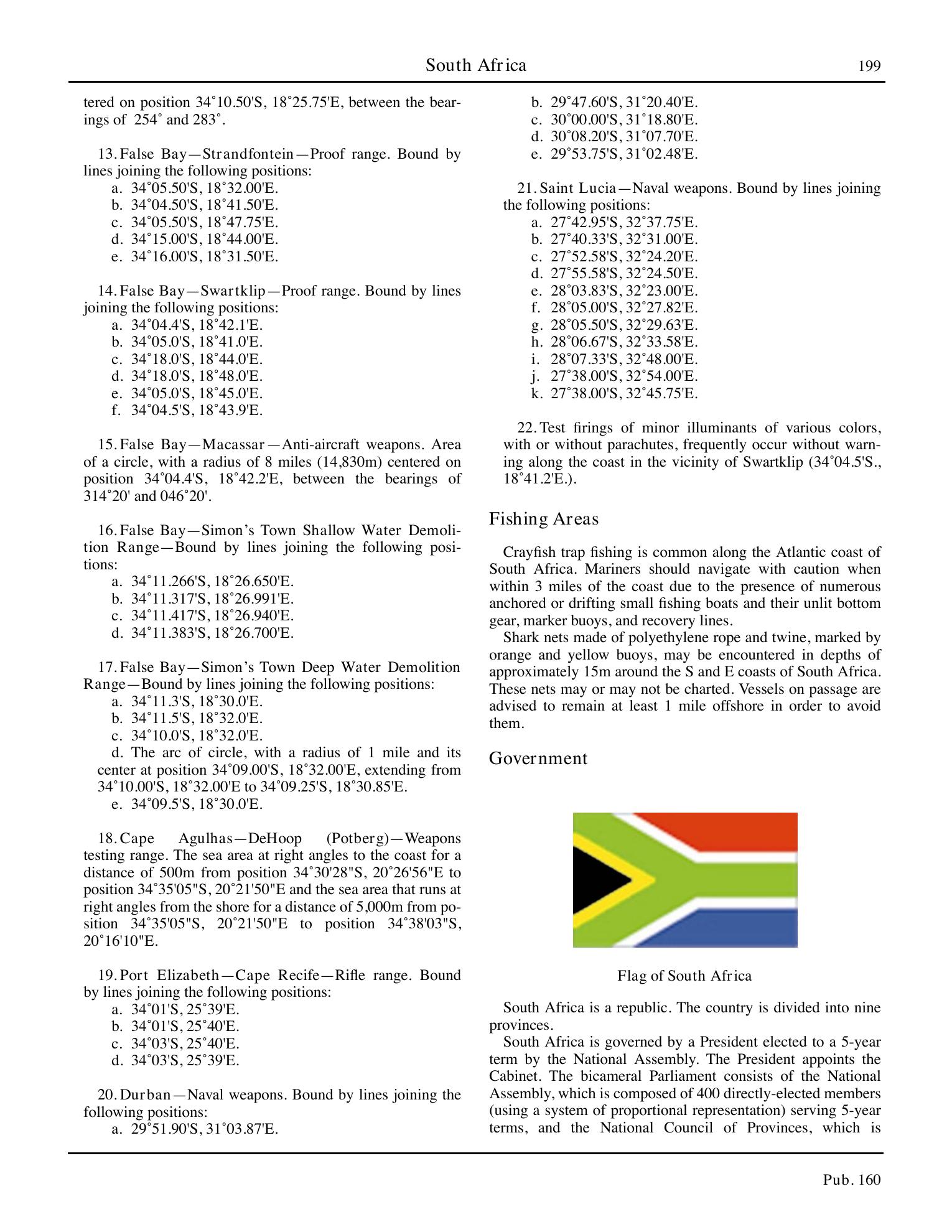 Sailing Directions (Planning Guide) South Atlantic Ocean and Indian Ocean — страница 210