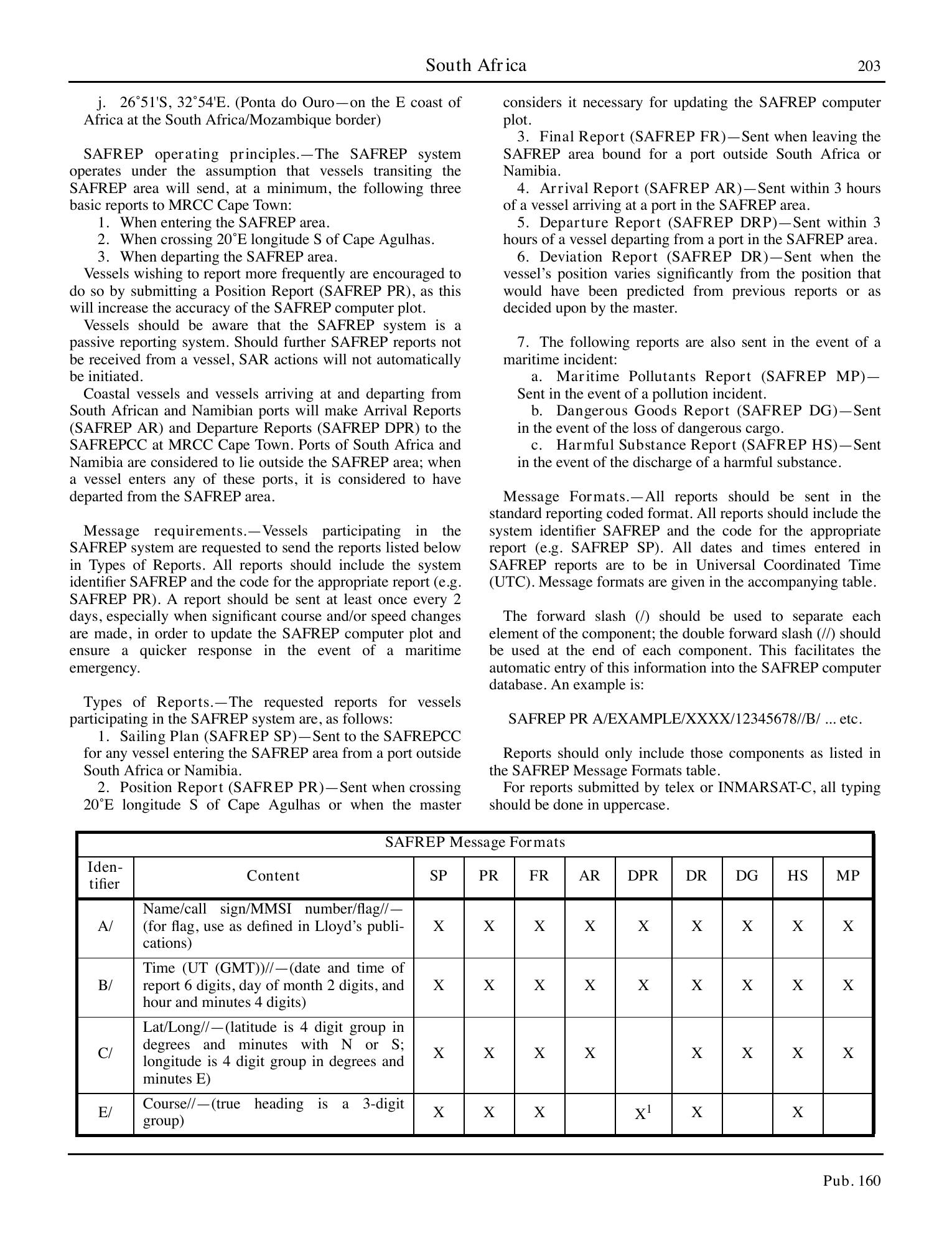 Sailing Directions (Planning Guide) South Atlantic Ocean and Indian Ocean — страница 214