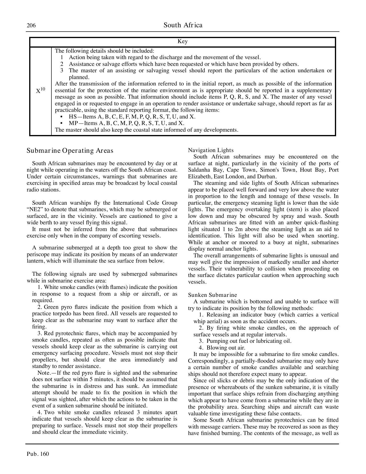 Sailing Directions (Planning Guide) South Atlantic Ocean and Indian Ocean — страница 217