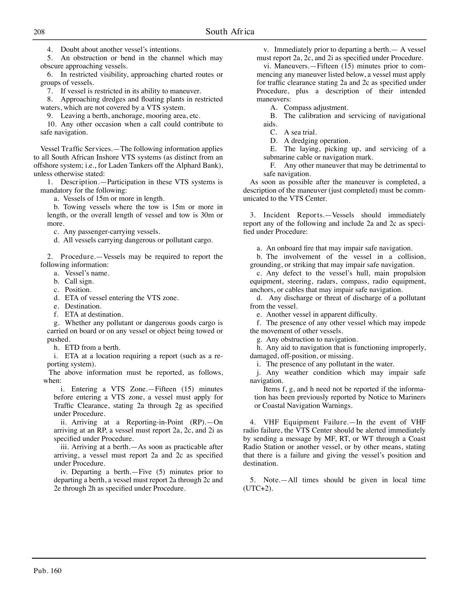 Sailing Directions (Planning Guide) South Atlantic Ocean and Indian Ocean — страница 219