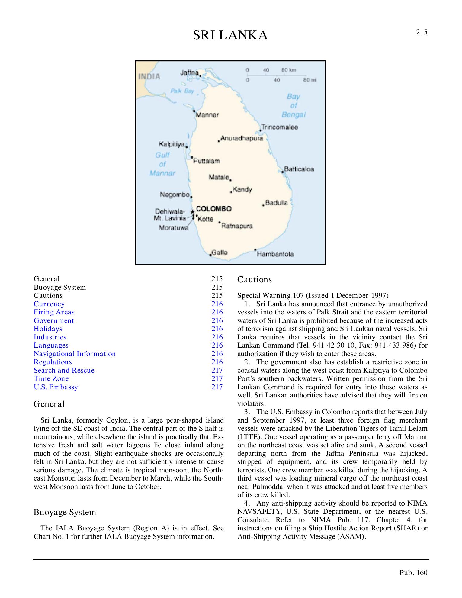 Sailing Directions (Planning Guide) South Atlantic Ocean and Indian Ocean — страница 226