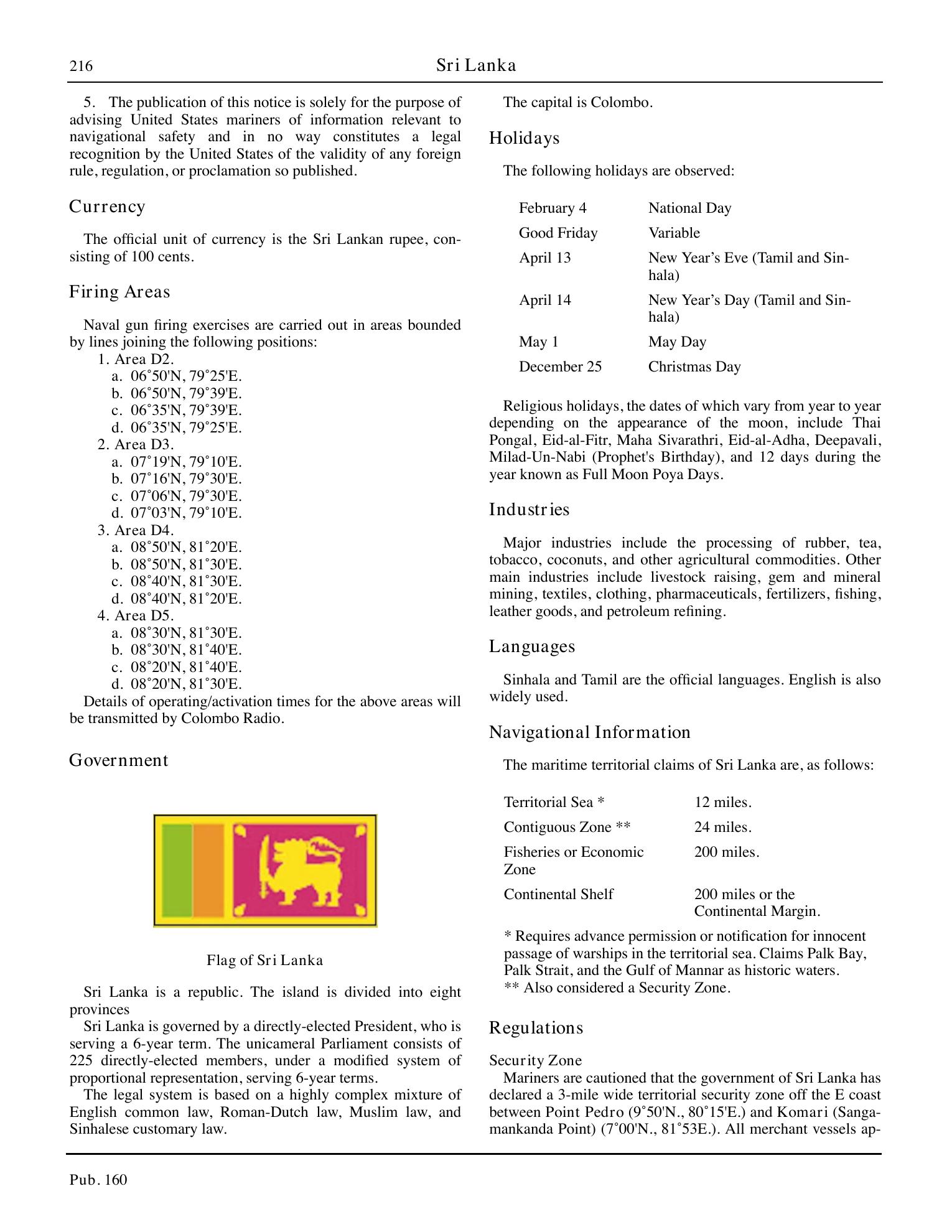 Sailing Directions (Planning Guide) South Atlantic Ocean and Indian Ocean — страница 227